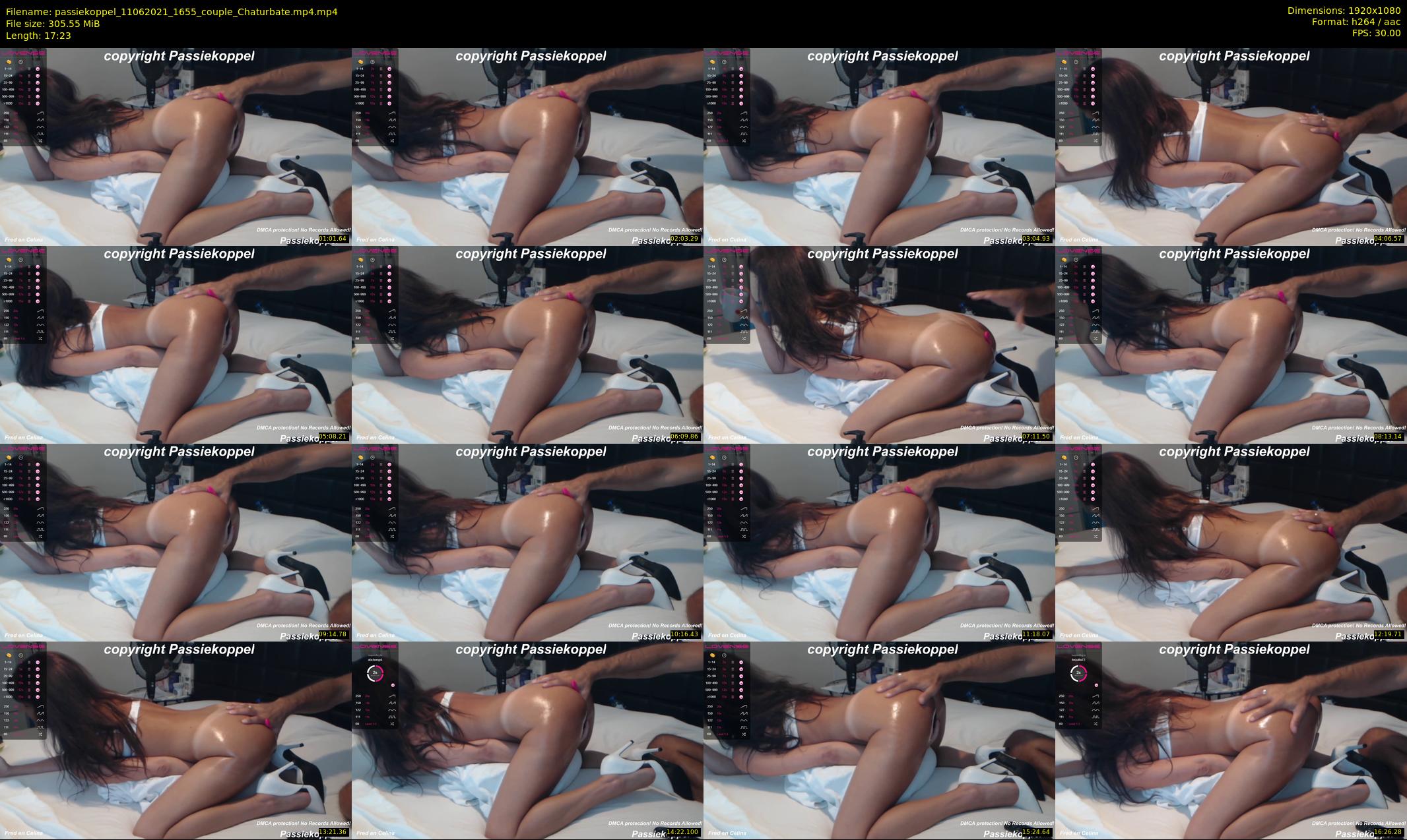 passiekoppel — 18 minute Chaturbate couple cam show recording, 1080p, Jun 11, 2021
