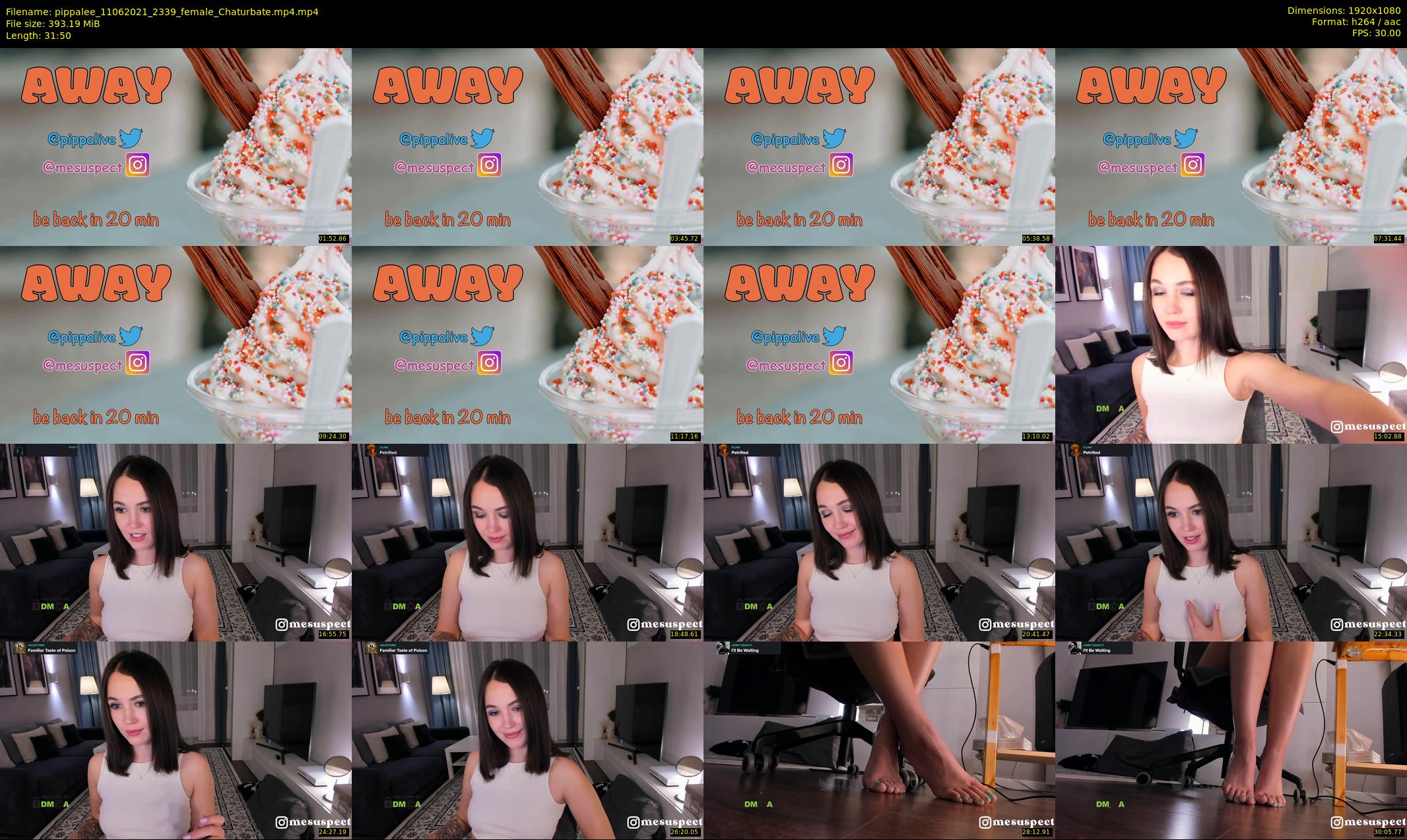 pippalee — 32 minute Chaturbate female cam show recording, 1080p, Jun 11, 2021
