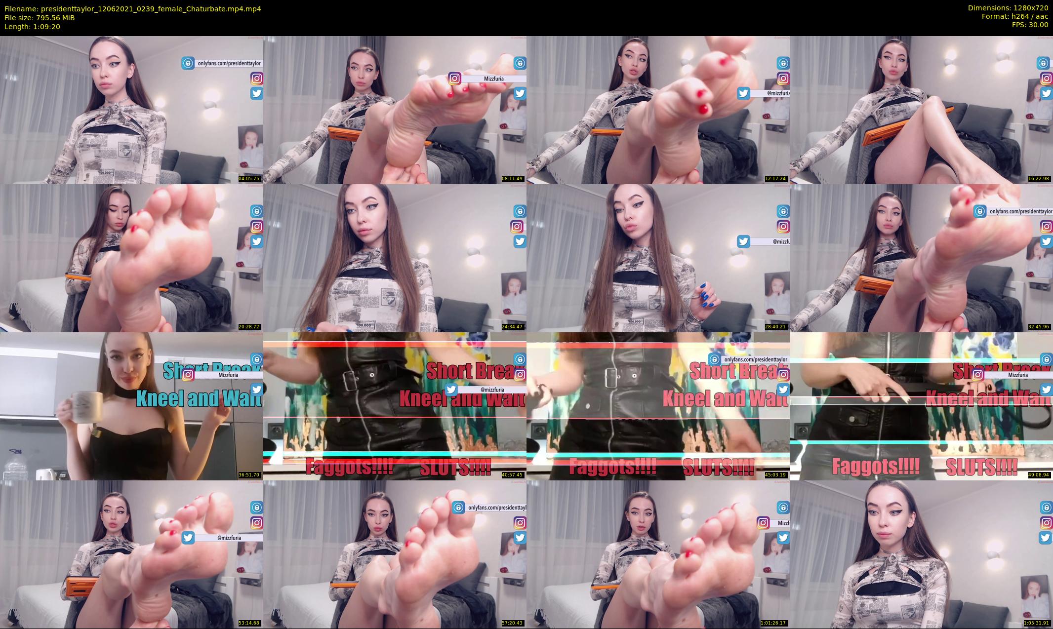 presidenttaylor — 70 minute Chaturbate female cam show recording, 720p, Jun 12, 2021