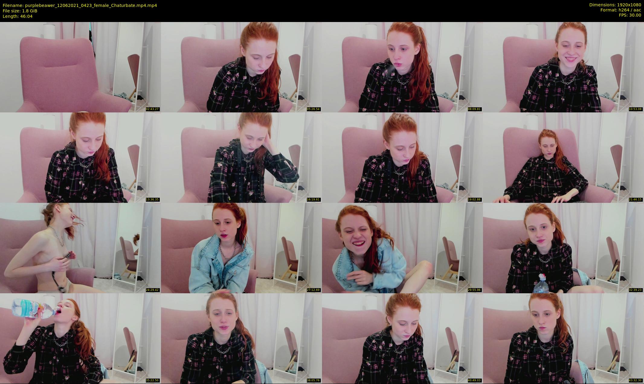 purplebeawer — 47 minute Chaturbate female cam show recording, 1080p, Jun 12, 2021