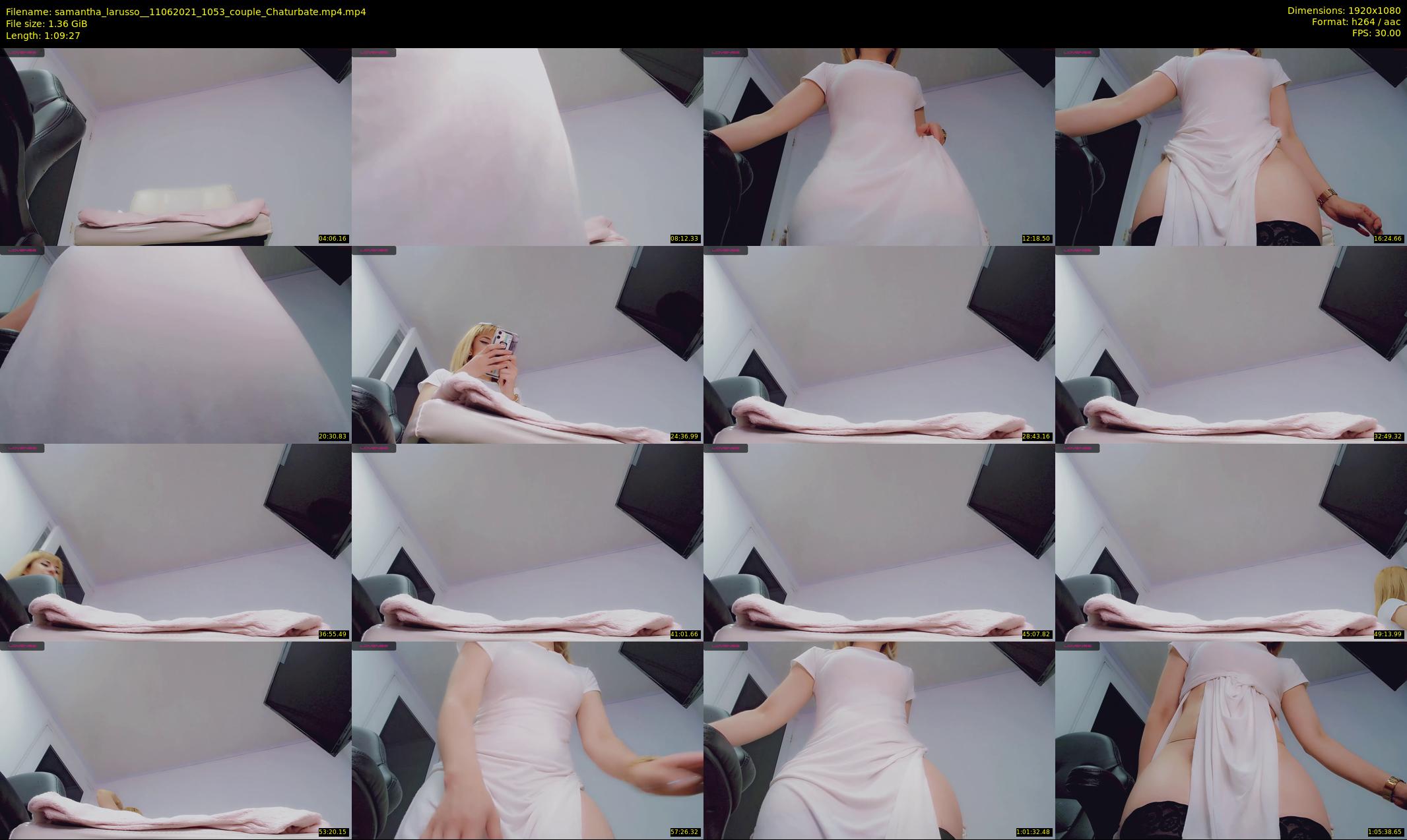 samantha_larusso_ — 70 minute Chaturbate couple cam show recording, 1080p, Jun 11, 2021