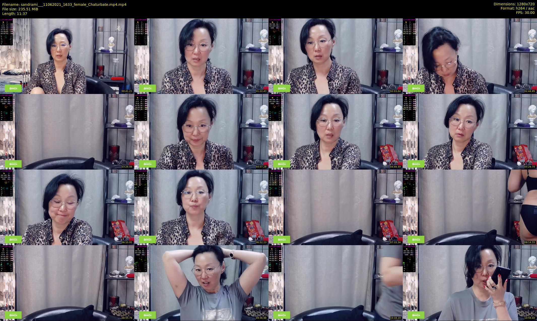 sandrami__ — 12 minute Chaturbate female cam show recording, 720p, Jun 11, 2021