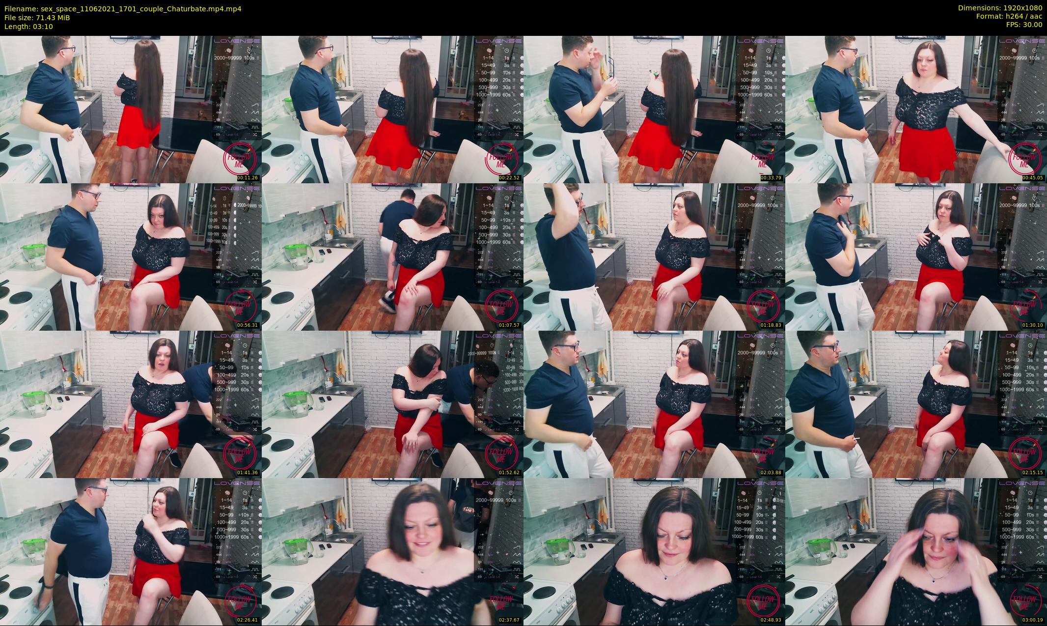 sex_space — 4 minute Chaturbate couple cam show recording, 1080p, Jun 11, 2021