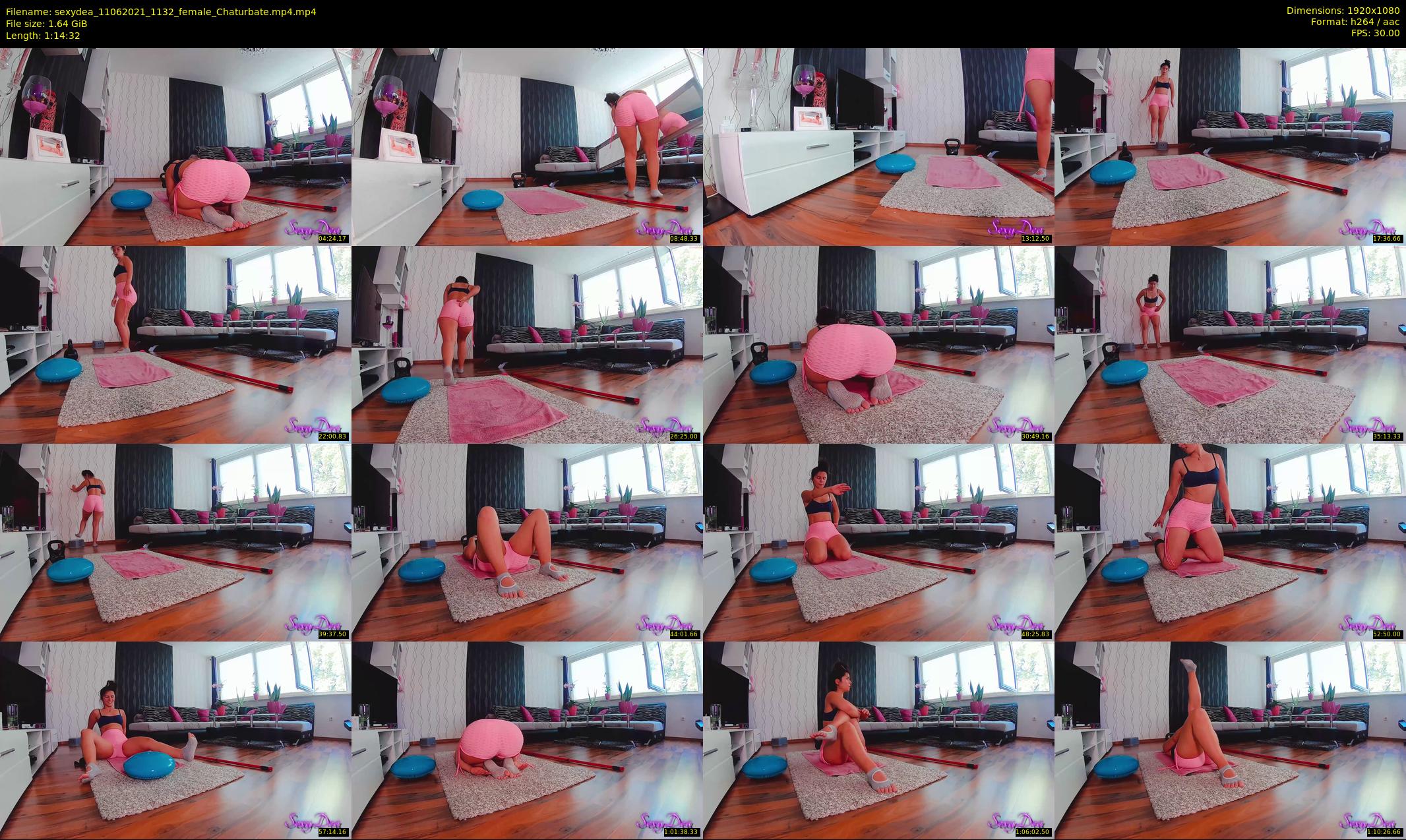 sexydea — 75 minute Chaturbate female cam show recording, 1080p, Jun 11, 2021