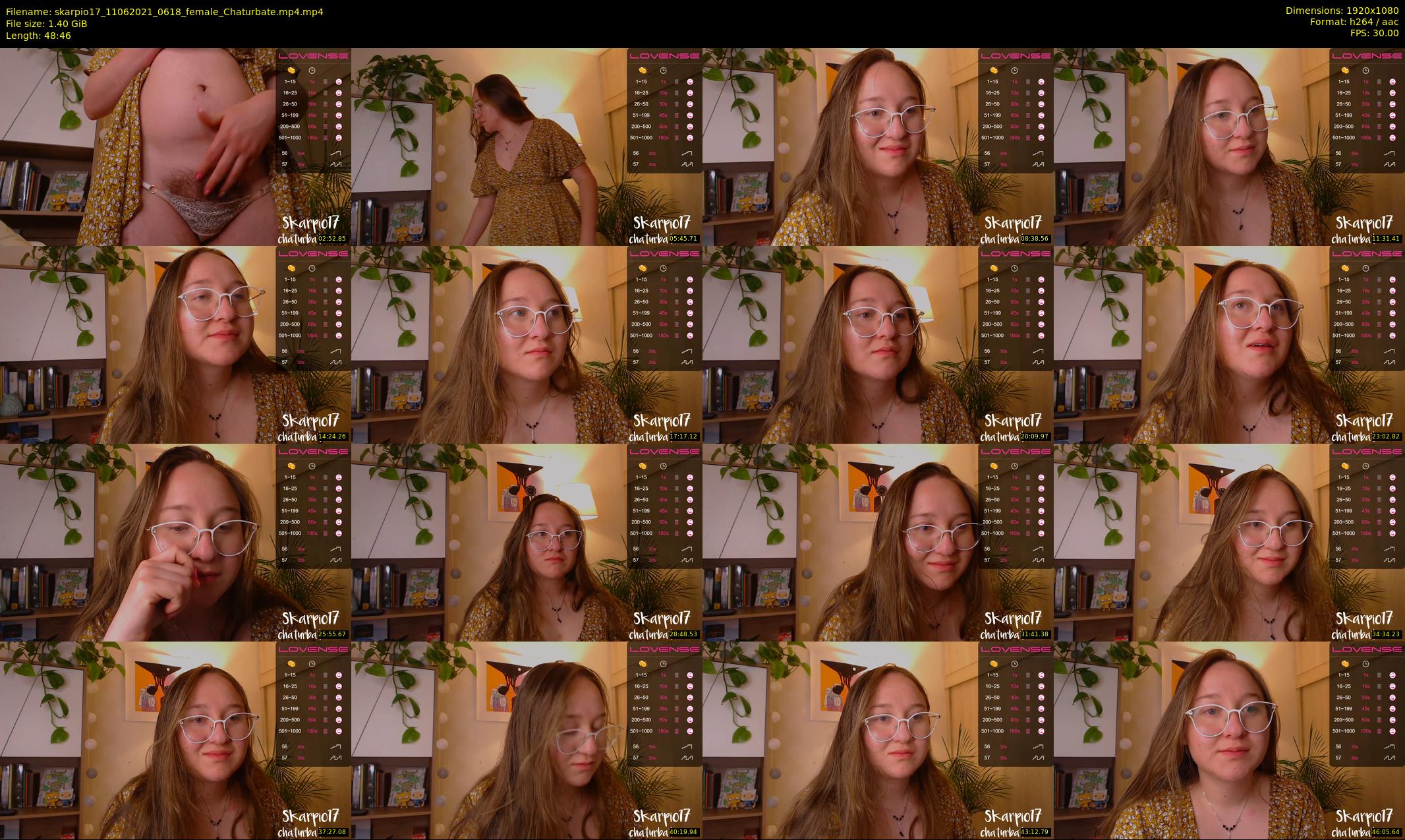 skarpio17 — 49 minute Chaturbate female cam show recording, 1080p, Jun 11, 2021