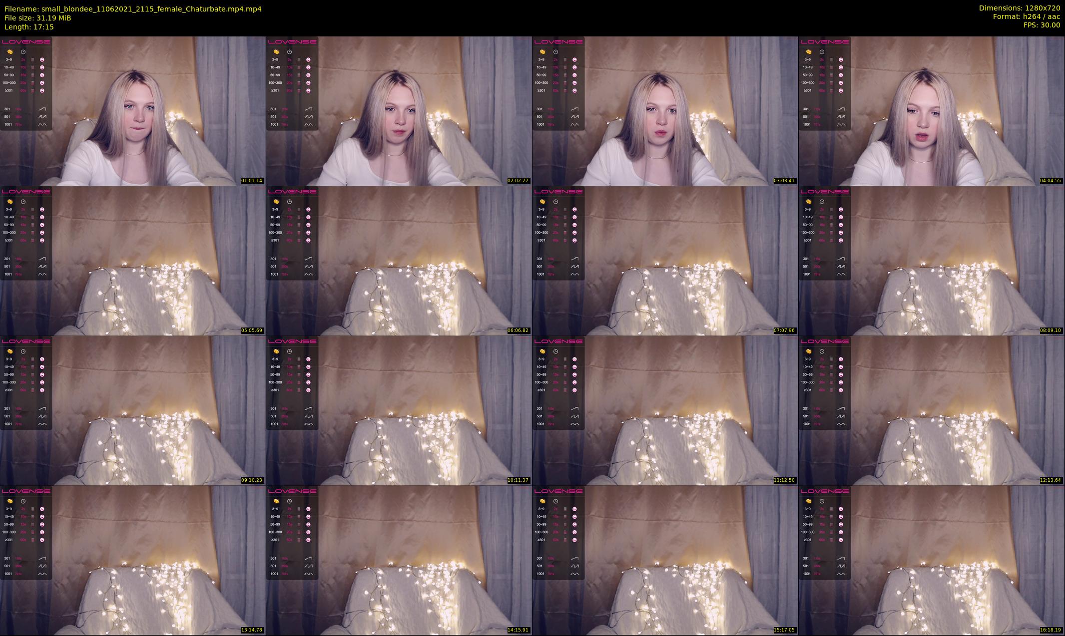 small_blondee — 18 minute Chaturbate female cam show recording, 720p, Jun 11, 2021