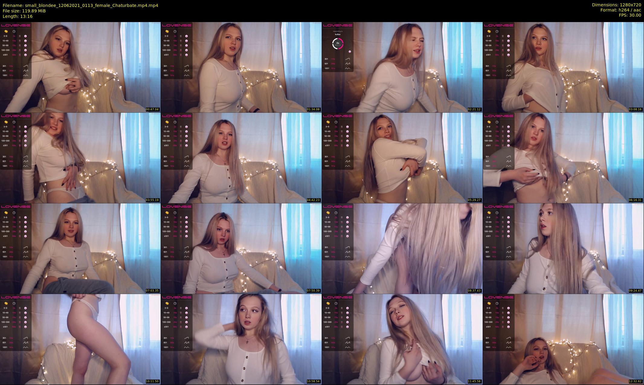 small_blondee — 14 minute Chaturbate female cam show recording, 720p, Jun 12, 2021