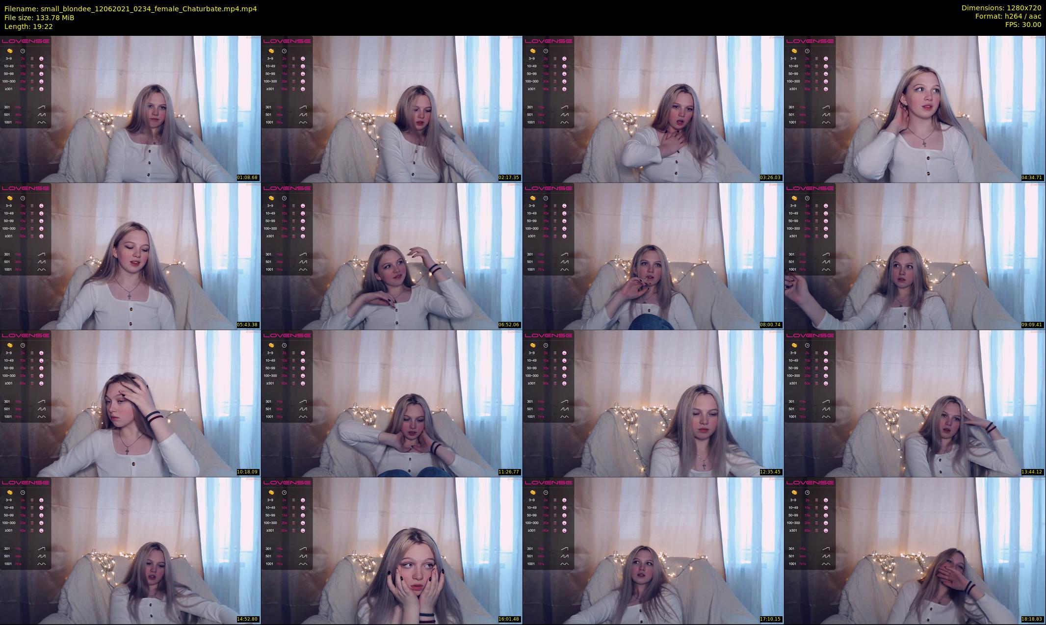 small_blondee — 20 minute Chaturbate female cam show recording, 720p, Jun 12, 2021