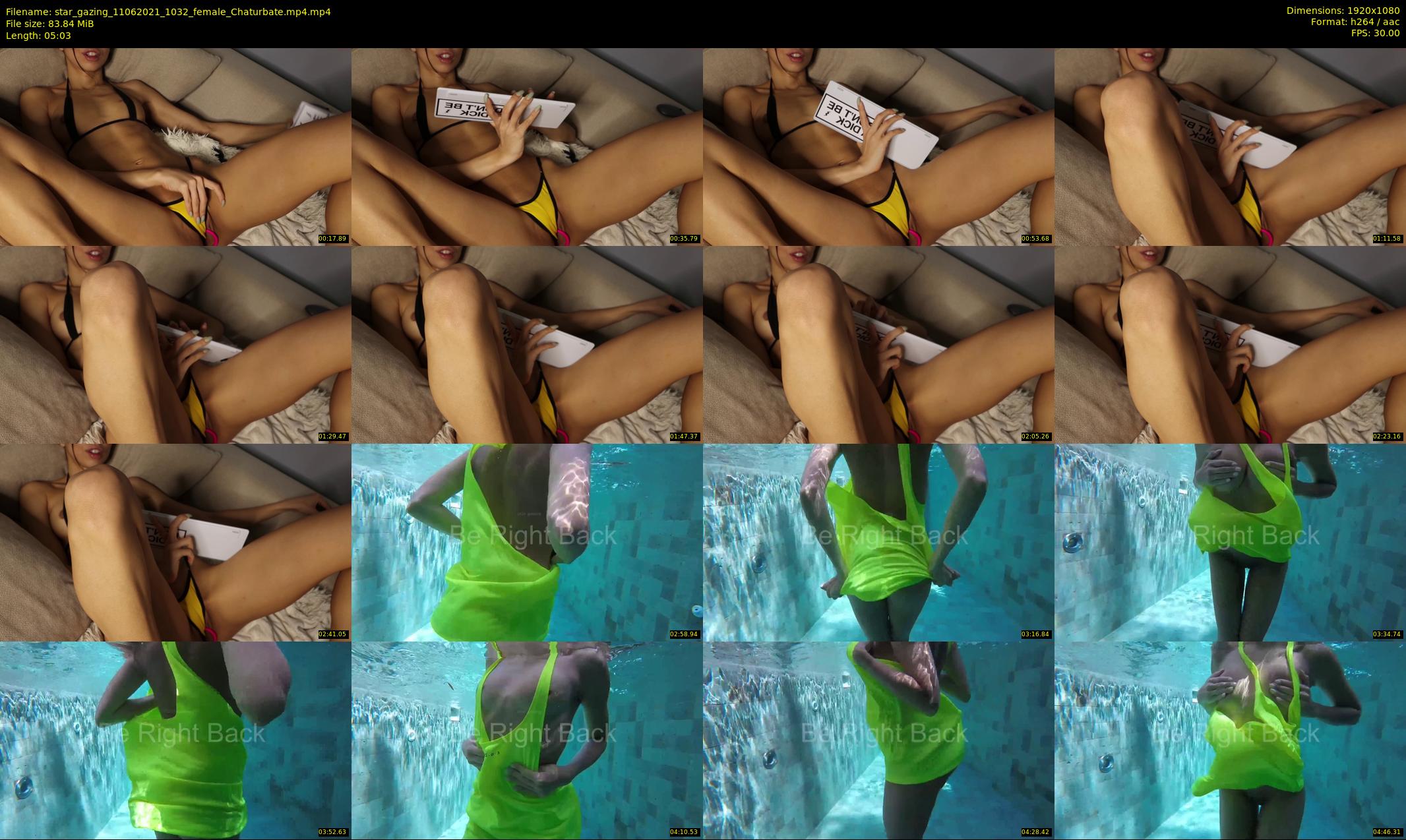 star_gazing — 6 minute Chaturbate female cam show recording, 1080p, Jun 11, 2021