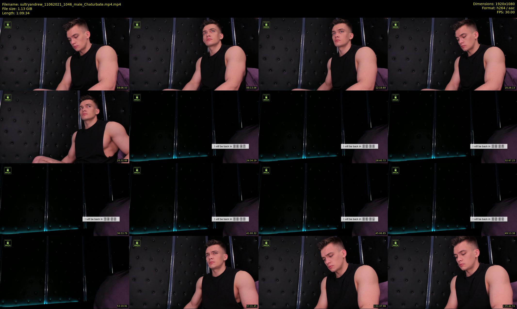sultryandrew — 70 minute Chaturbate male cam show recording, 1080p, Jun 11, 2021