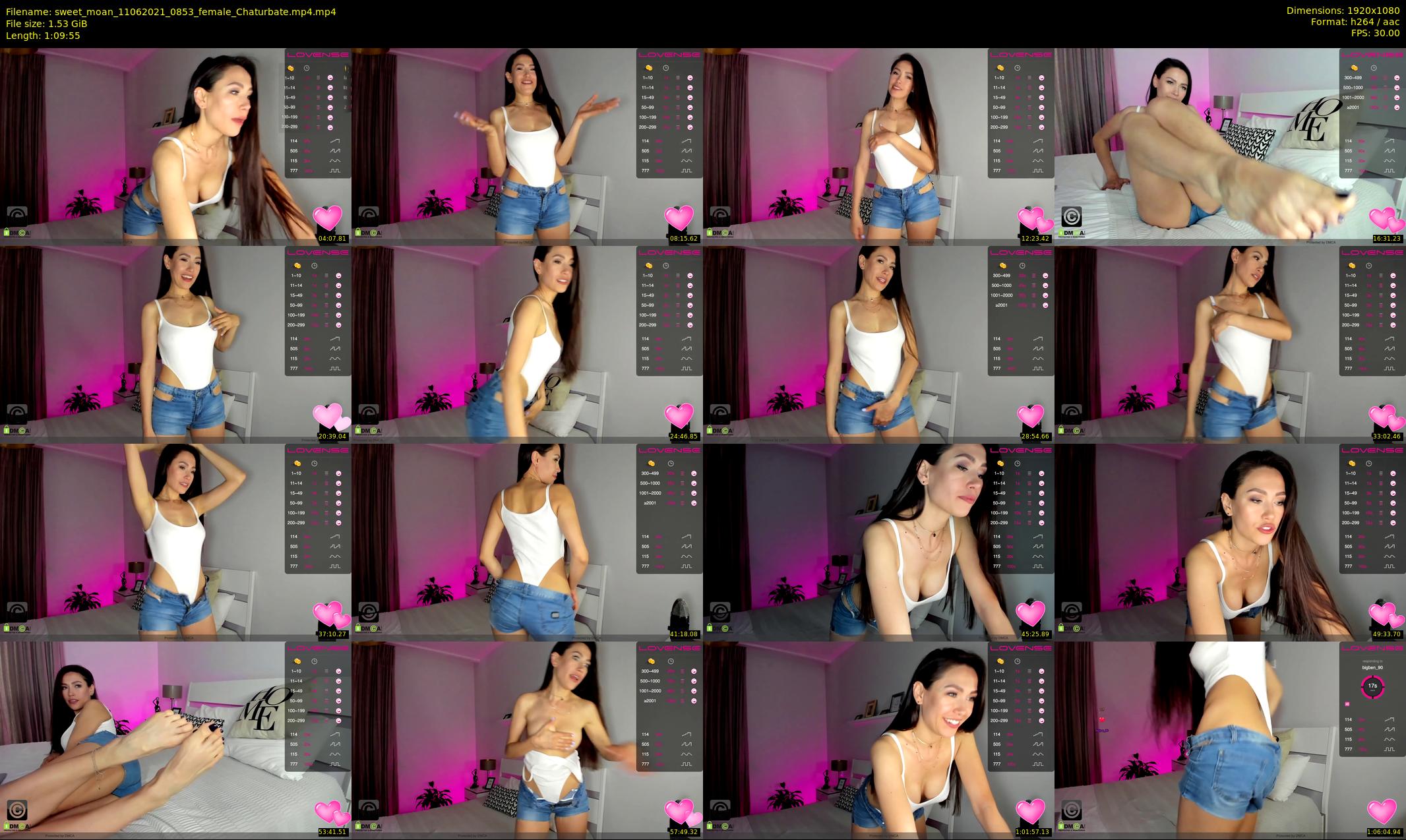 sweet_moan — 70 minute Chaturbate female cam show recording, 1080p, Jun 11, 2021