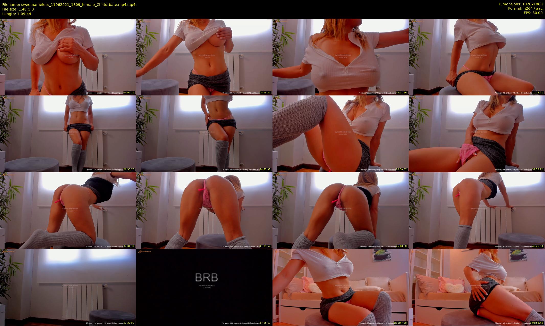 sweetnameless — 70 minute Chaturbate couple cam show recording, 1080p, Jun 11, 2021