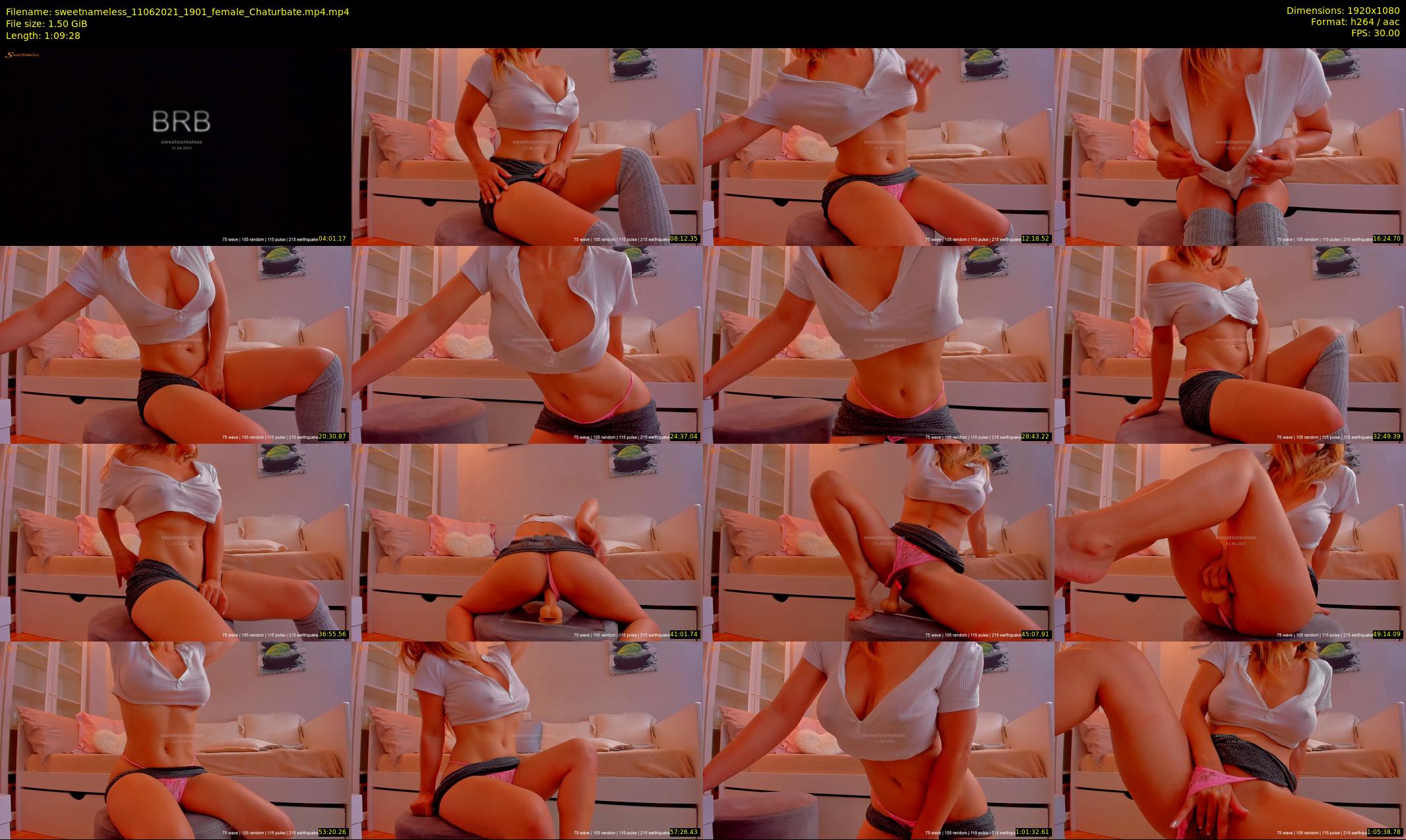 sweetnameless — 70 minute Chaturbate couple cam show recording, 1080p, Jun 11, 2021