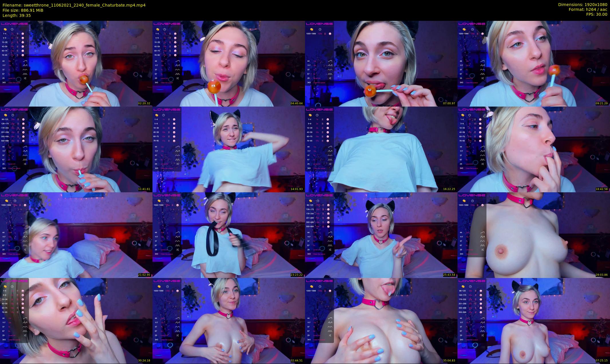 sweetthrone — 40 minute Chaturbate couple cam show recording, 1080p, Jun 11, 2021