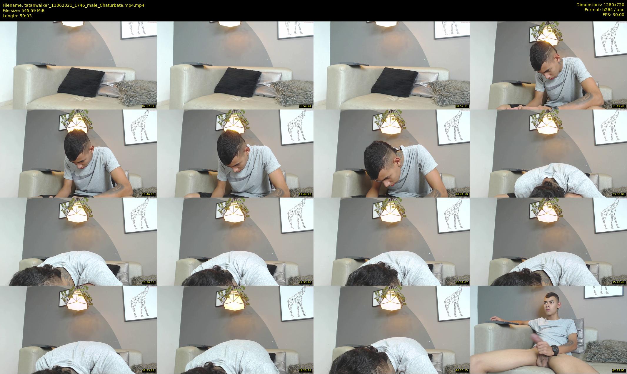 tatanwalker — 51 minute Chaturbate male cam show recording, 720p, Jun 11, 2021