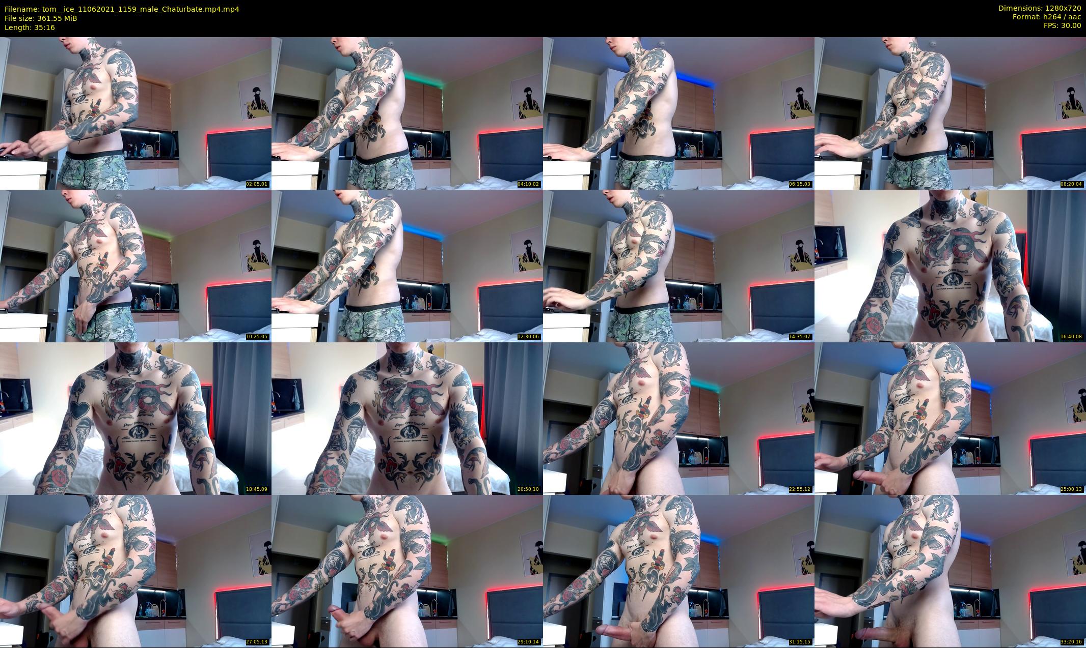 tom__ice — 36 minute Chaturbate male cam show recording, 720p, Jun 11, 2021