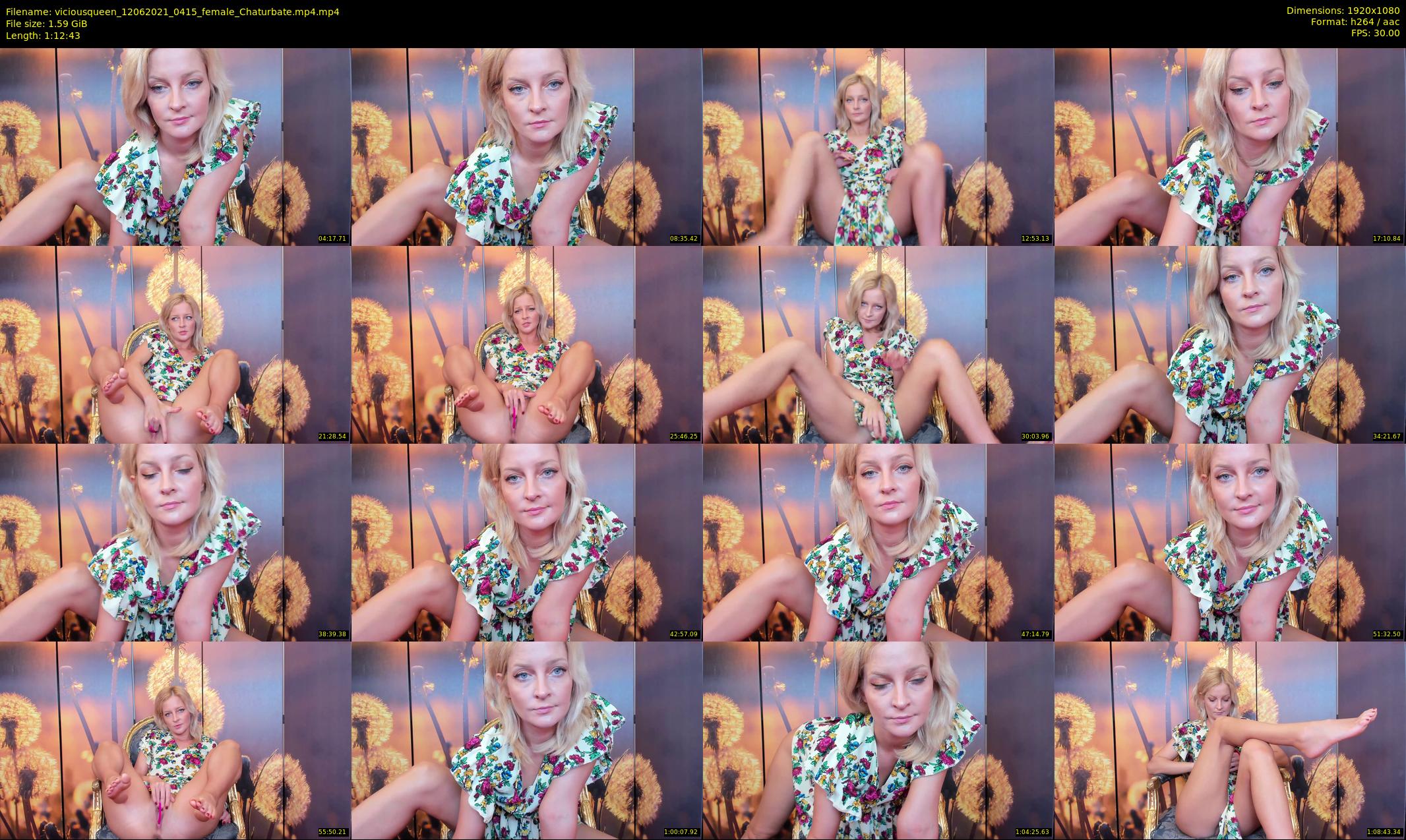 viciousqueen — 73 minute Chaturbate female cam show recording, 1080p, Jun 12, 2021