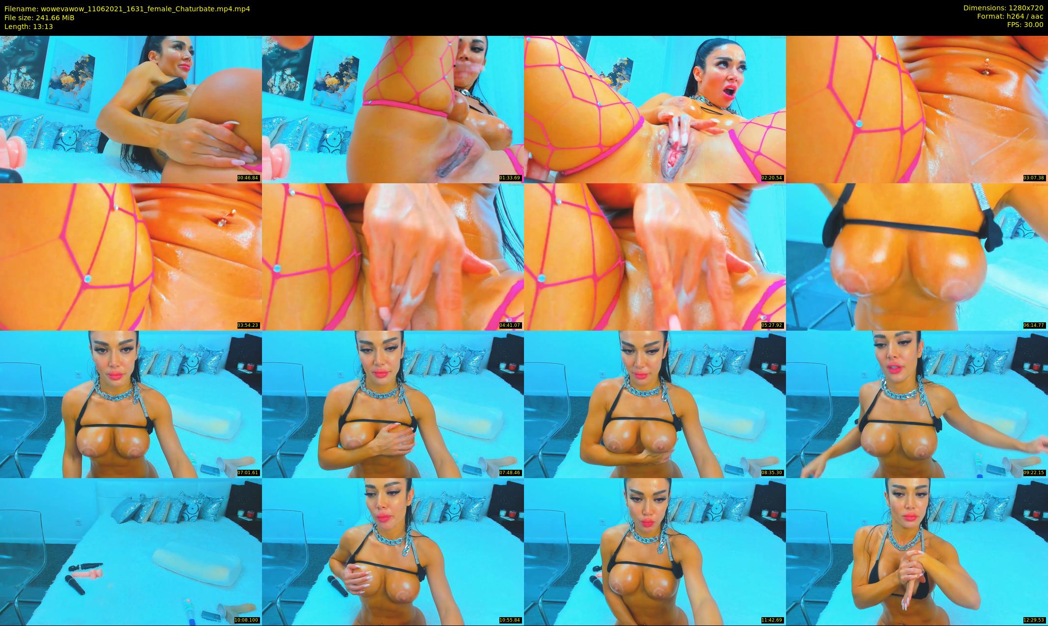 wowevawow — 14 minute Chaturbate female cam show recording, 720p, Jun 11, 2021