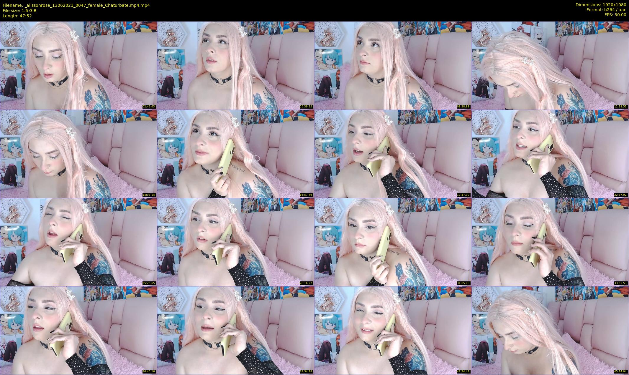 _alissonrose — 48 minute Chaturbate female cam show recording, 1080p, Jun 13, 2021