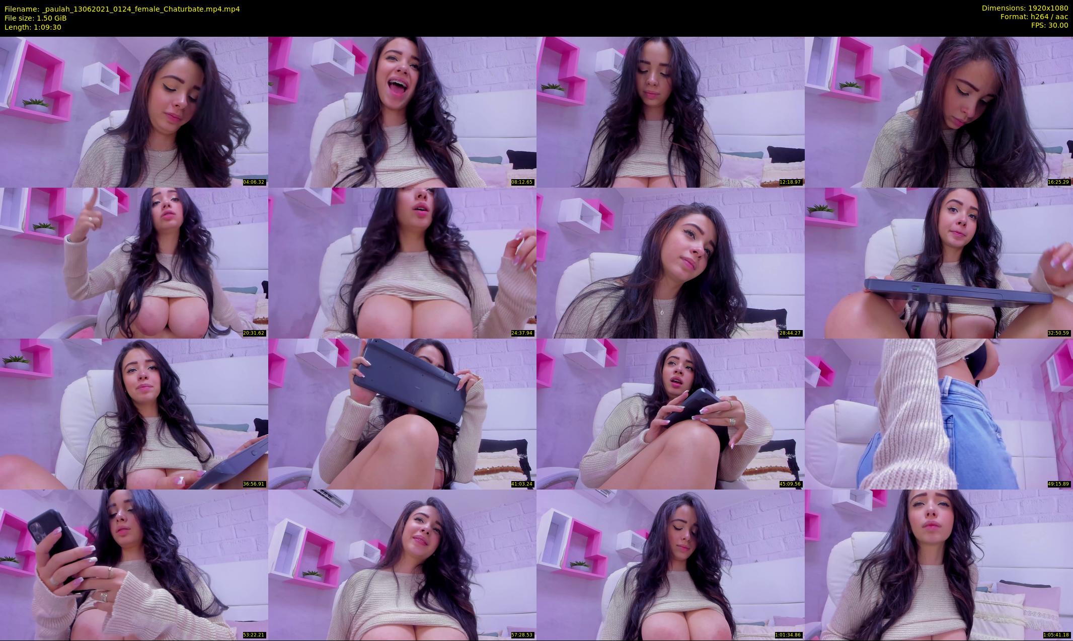 _paulah — 70 minute Chaturbate female cam show recording, 1080p, Jun 13, 2021