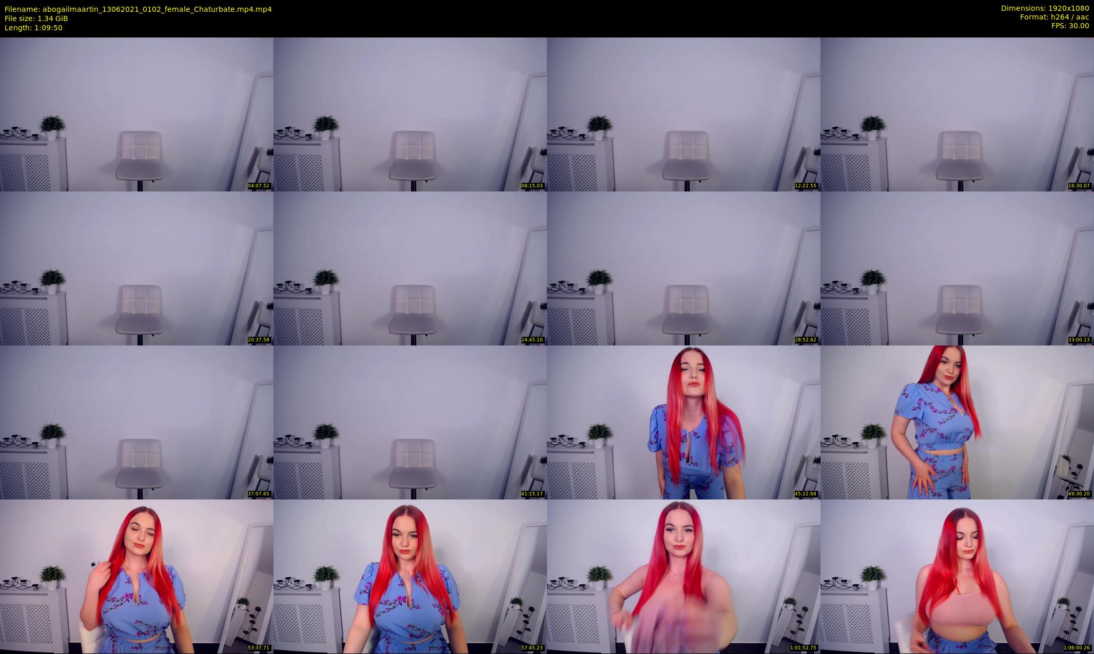 abogailmaartin — 70 minute Chaturbate female cam show recording, 1080p, Jun 13, 2021