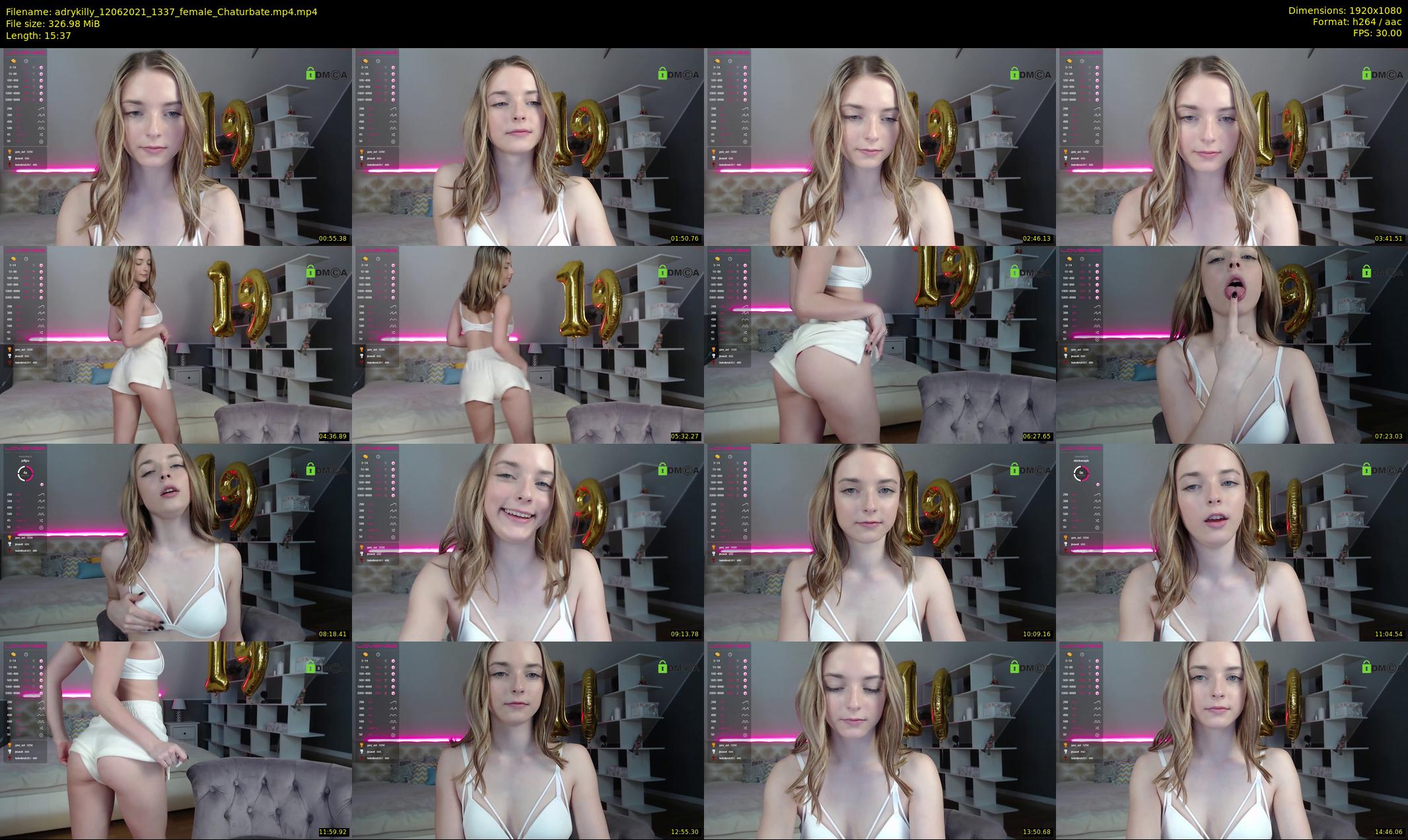 adrykilly — 16 minute Chaturbate female cam show recording, 1080p, Jun 12, 2021
