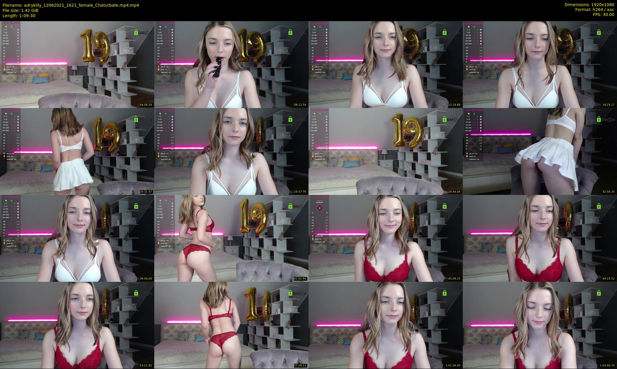 adrykilly — 70 minute Chaturbate female cam show recording, 1080p, Jun 12, 2021