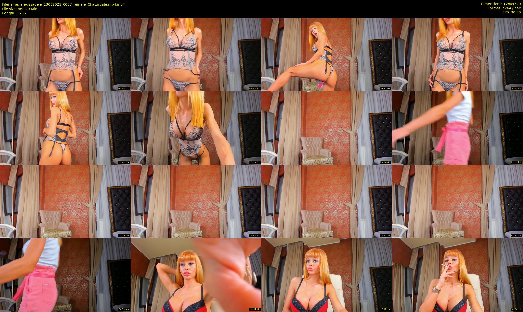 alexissadele — 37 minute Chaturbate female cam show recording, 720p, Jun 13, 2021