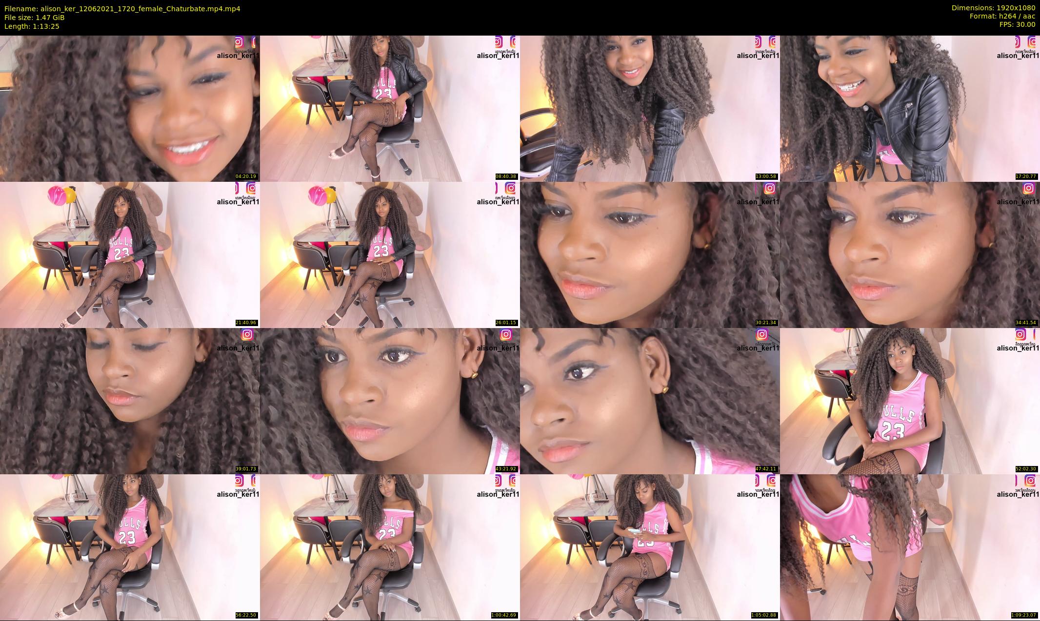 alison_ker — 74 minute Chaturbate female cam show recording, 1080p, Jun 12, 2021