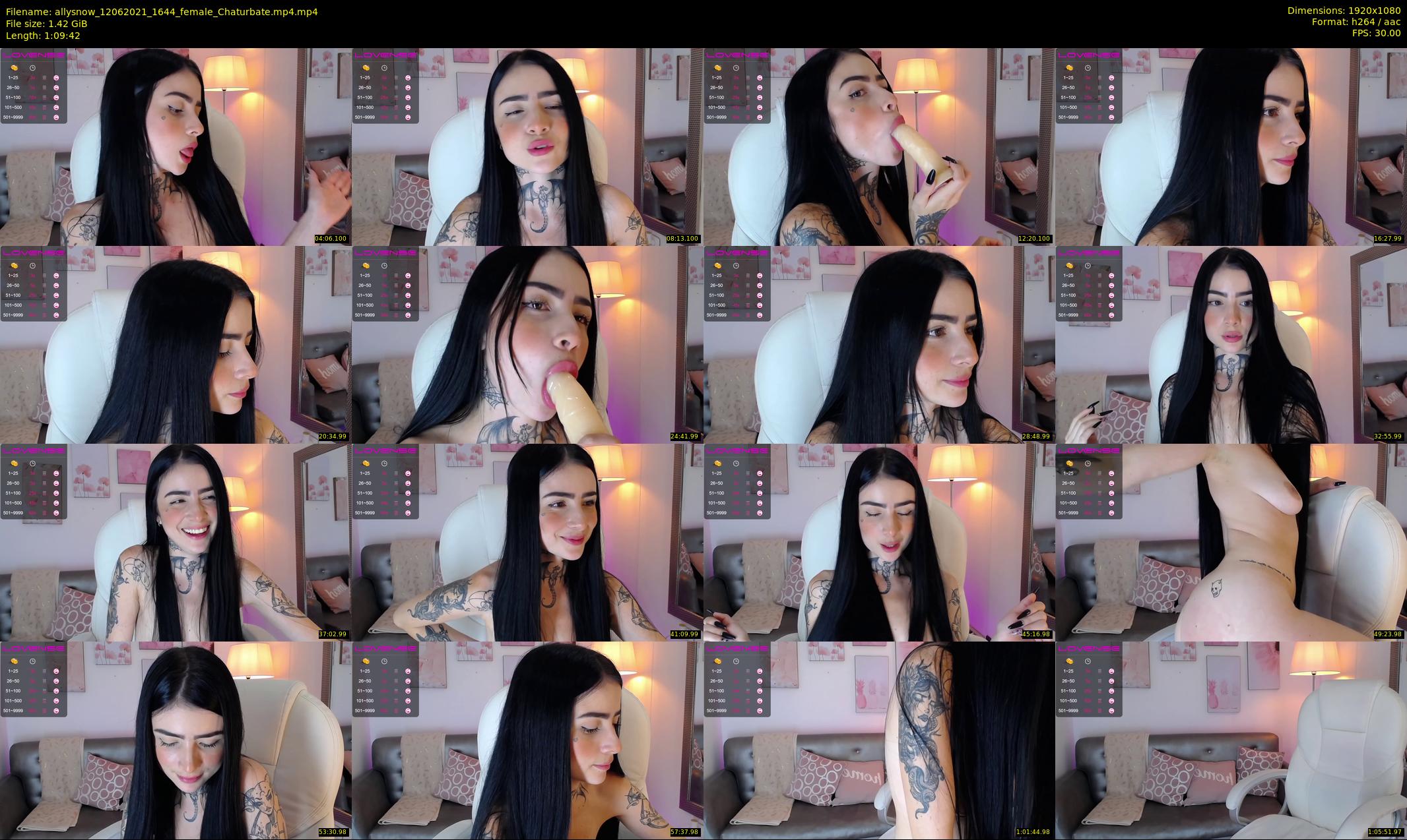 allysnow — 70 minute Chaturbate female cam show recording, 1080p, Jun 12, 2021