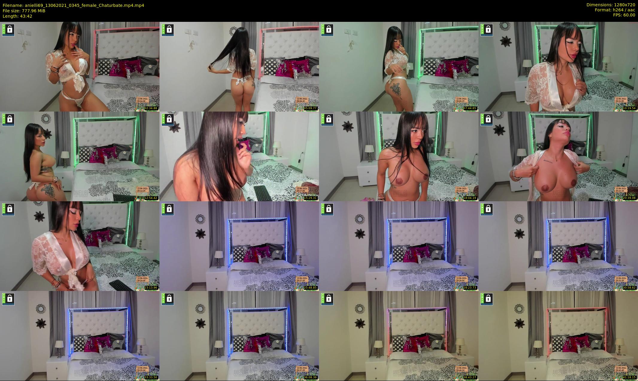 anielli69 — 44 minute Chaturbate female cam show recording, 720p, Jun 13, 2021