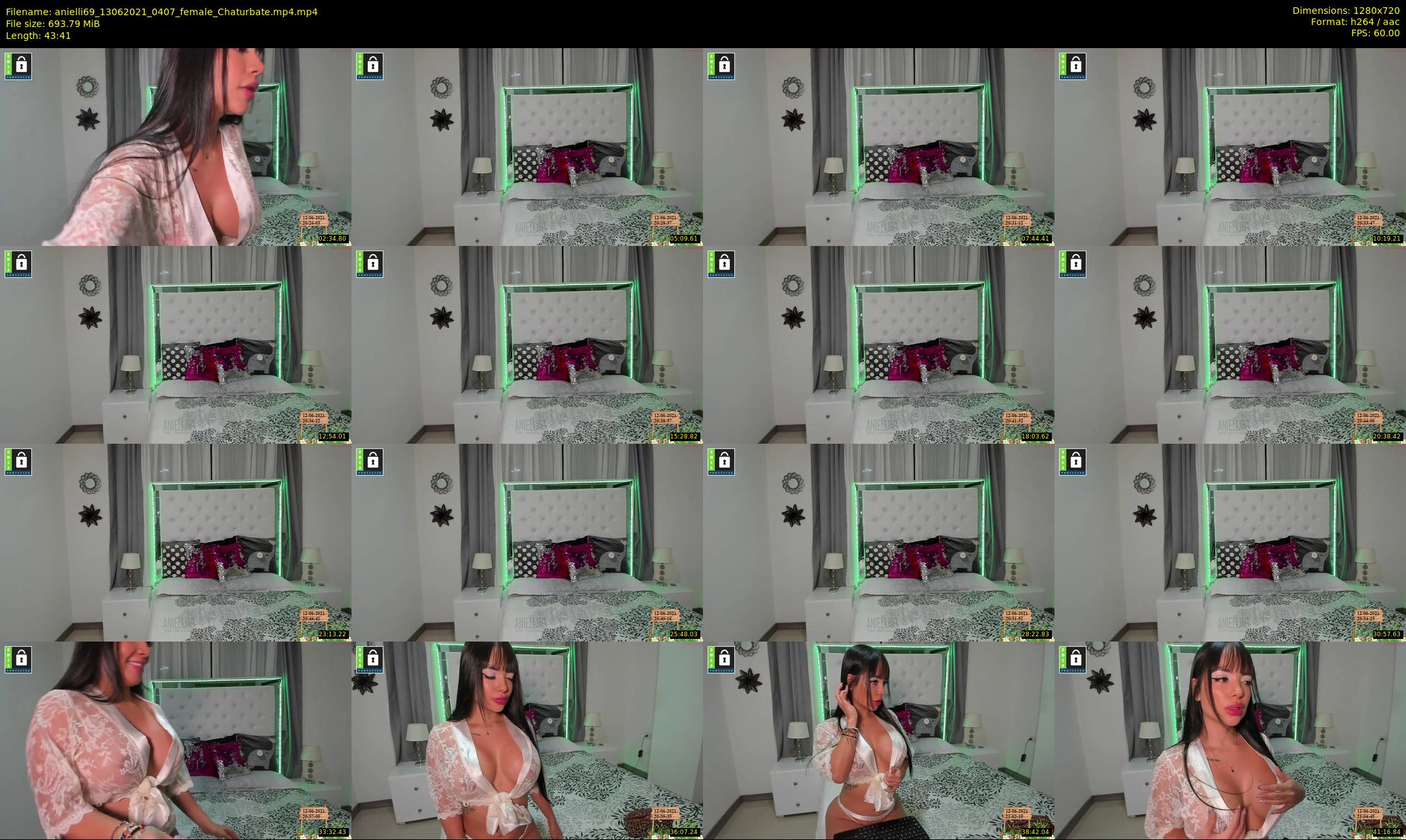 anielli69 — 44 minute Chaturbate female cam show recording, 720p, Jun 13, 2021