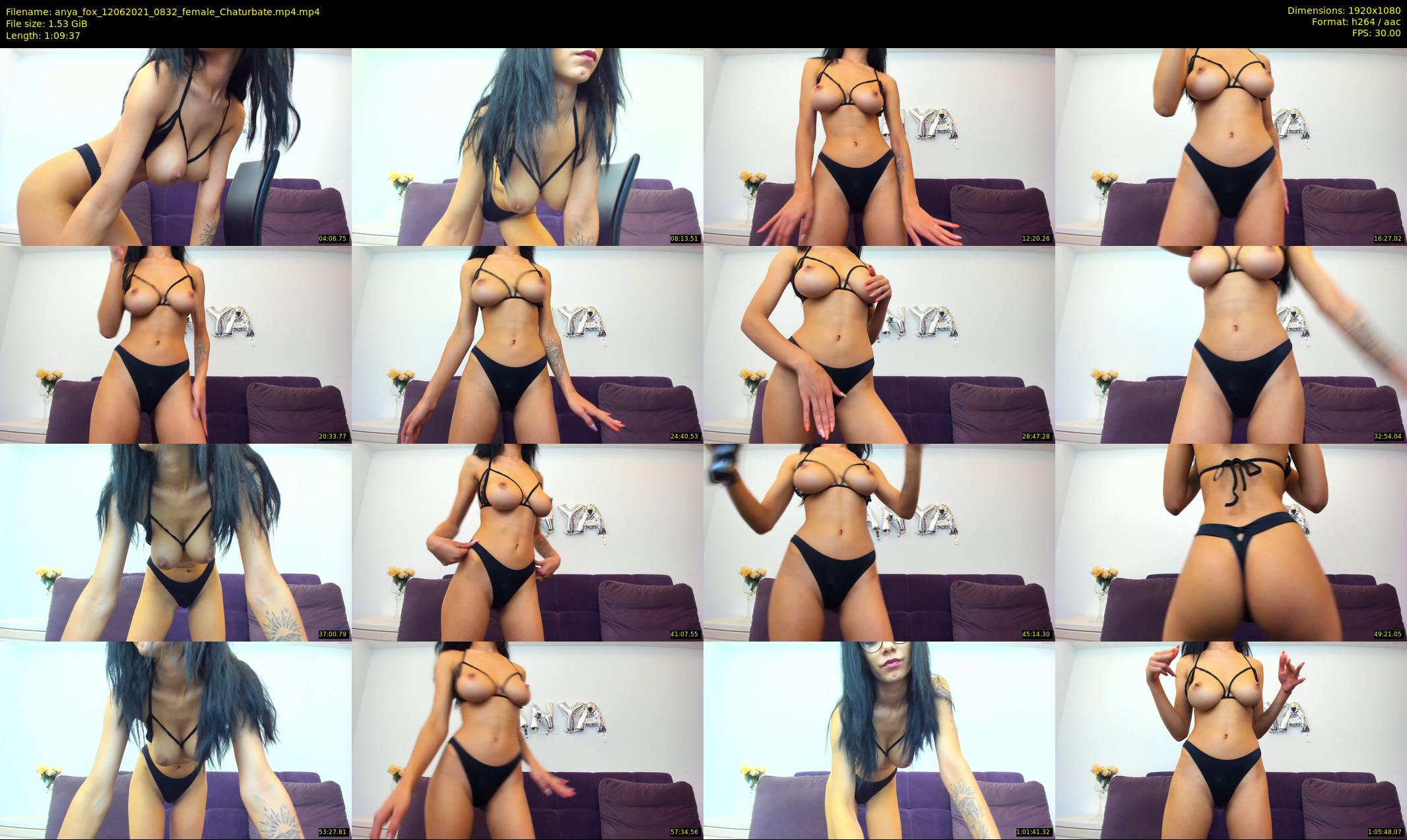 anya_fox — 70 minute Chaturbate female cam show recording, 1080p, Jun 12, 2021