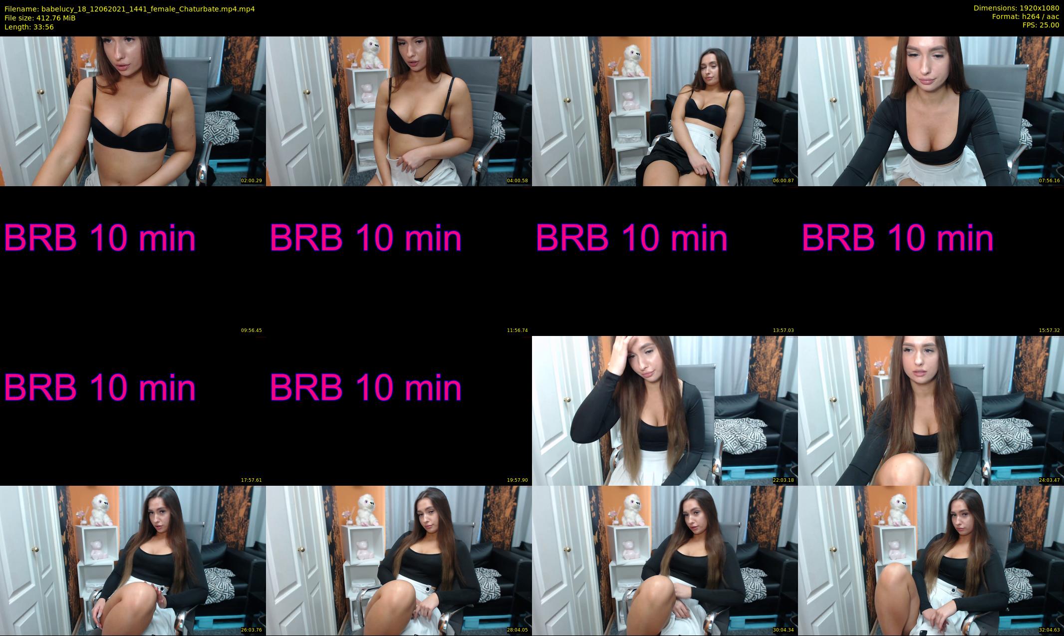 babelucy_18 — 34 minute Chaturbate female cam show recording, 1080p, Jun 12, 2021