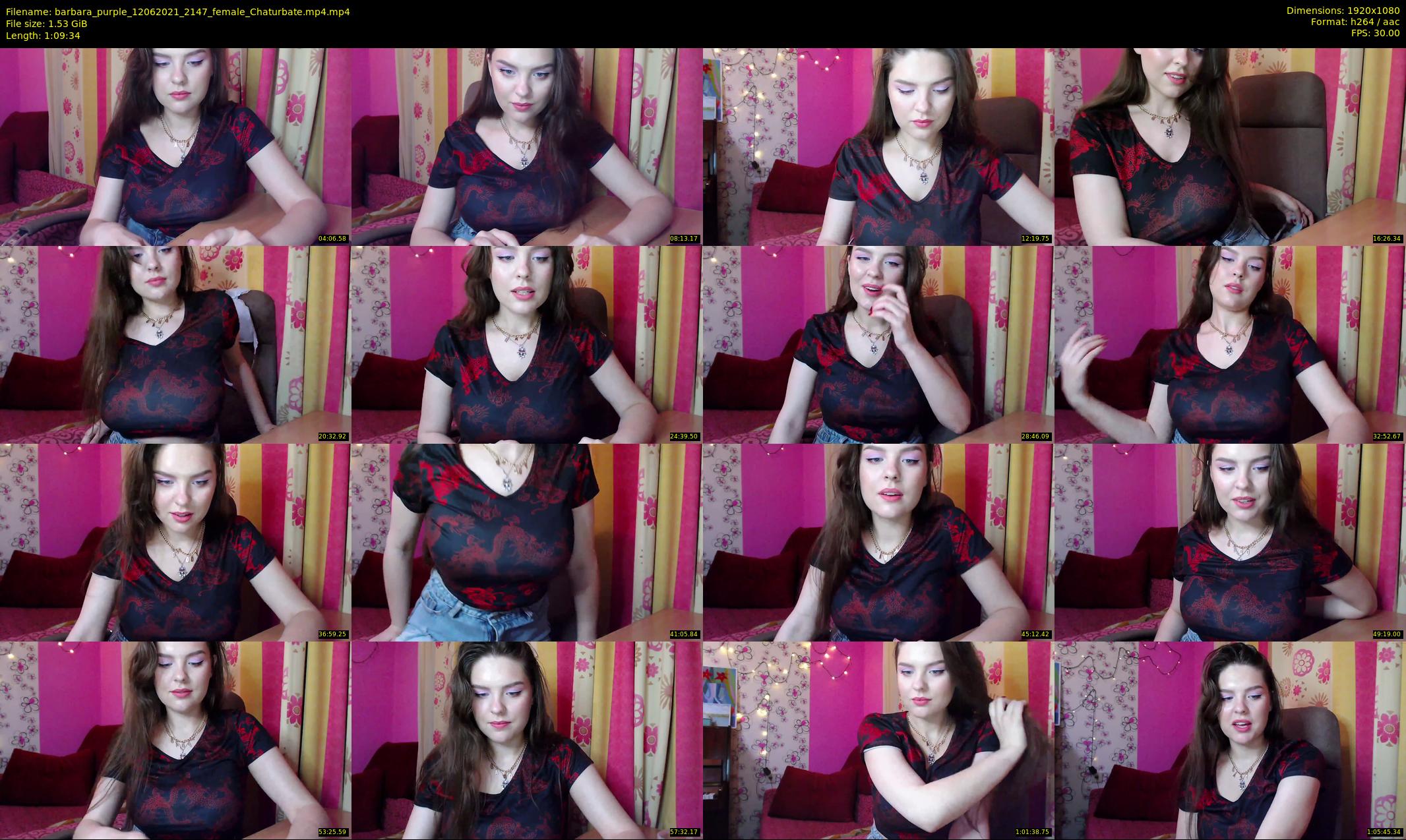 barbara_purple — 70 minute Chaturbate female cam show recording, 1080p, Jun 12, 2021