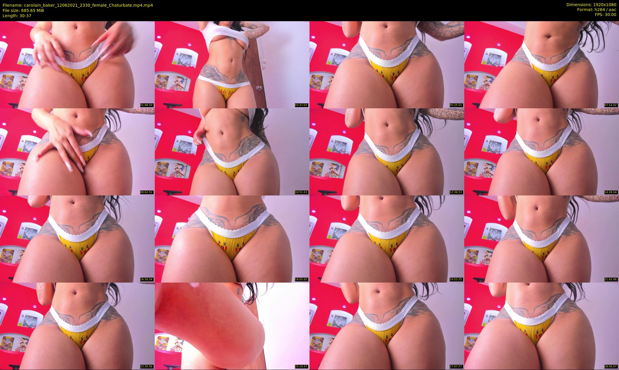 carolain_baker — 31 minute Chaturbate female cam show recording, 1080p, Jun 12, 2021