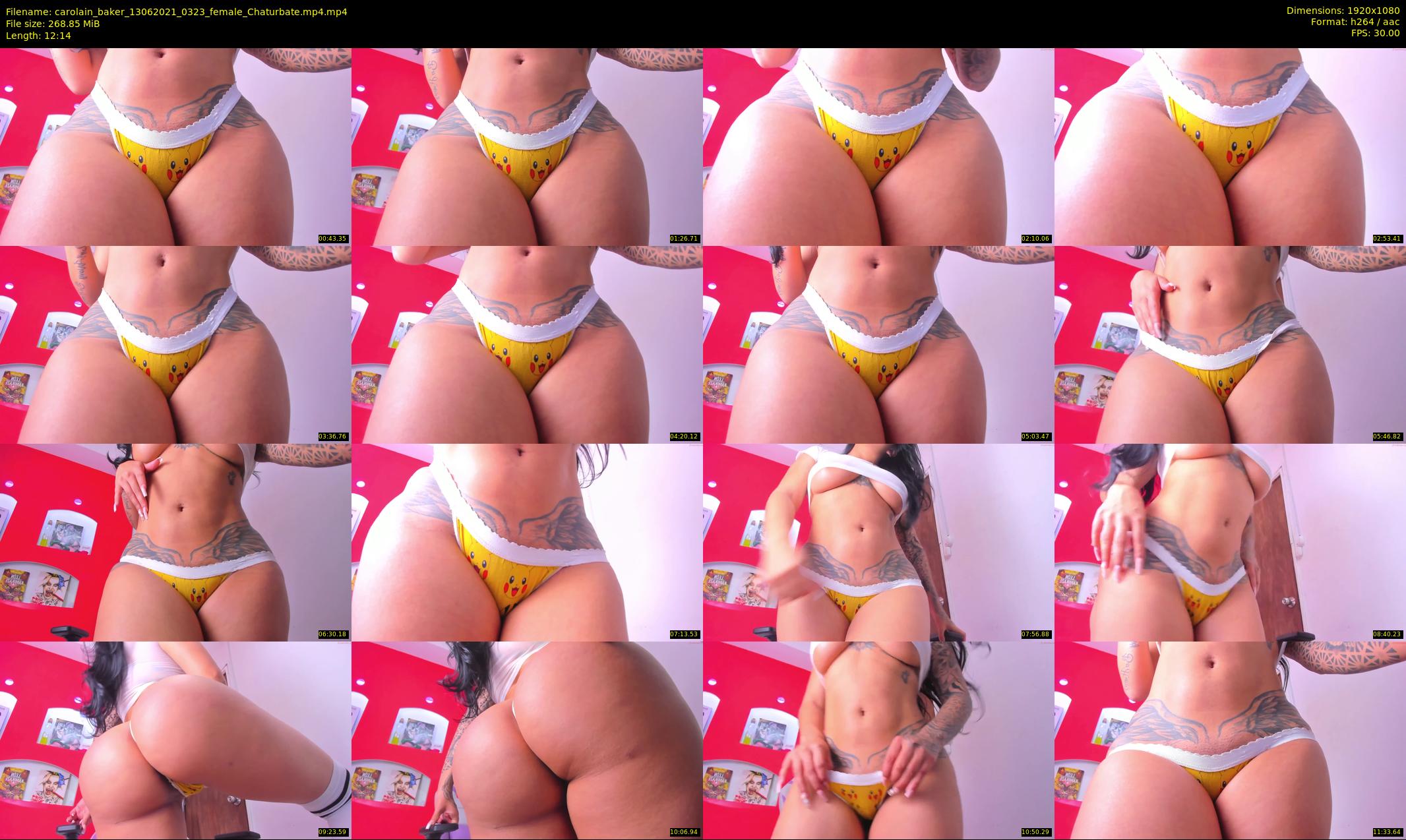 carolain_baker — 13 minute Chaturbate female cam show recording, 1080p, Jun 13, 2021