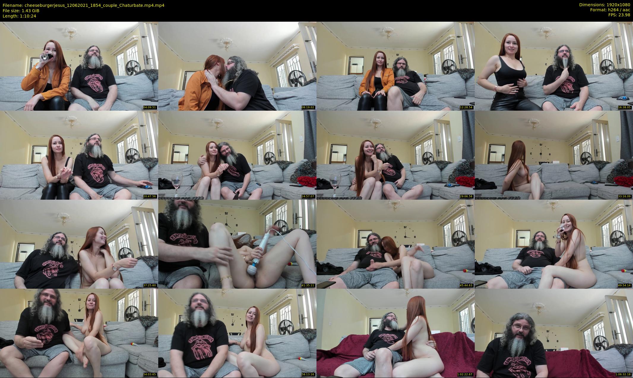 cheeseburgerjesus — 71 minute Chaturbate couple cam show recording, 1080p, Jun 12, 2021