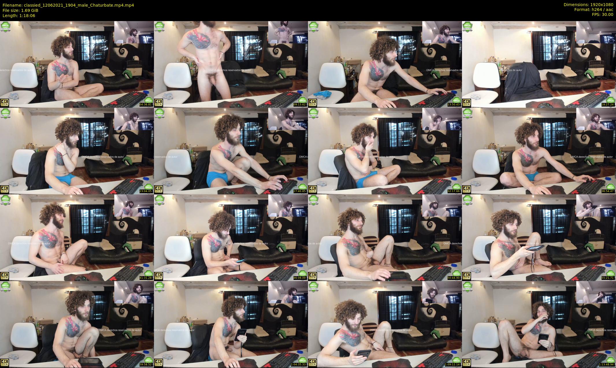 classied — 79 minute Chaturbate male cam show recording, 1080p, Jun 12, 2021