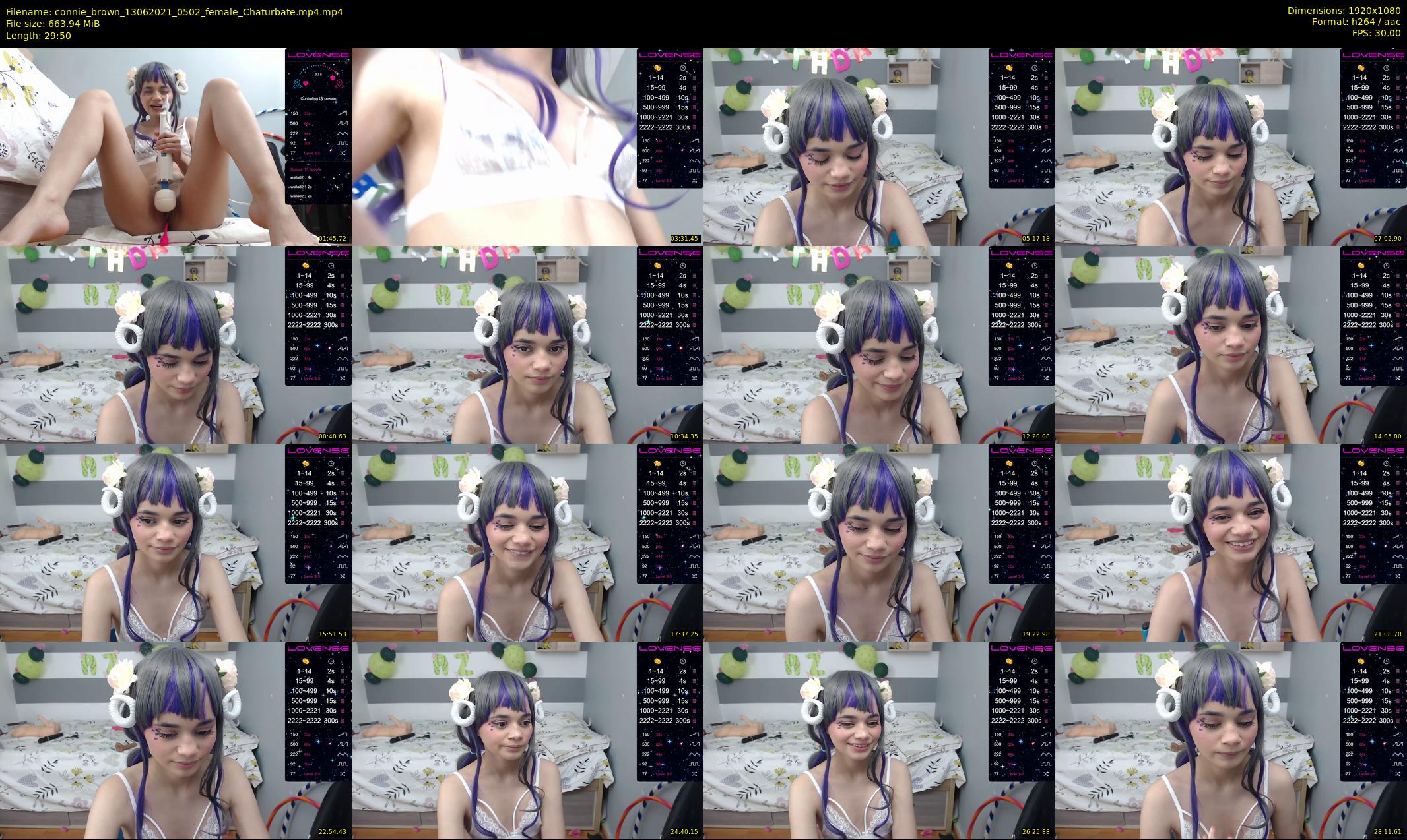 connie_brown — 30 minute Chaturbate female cam show recording, 1080p, Jun 13, 2021