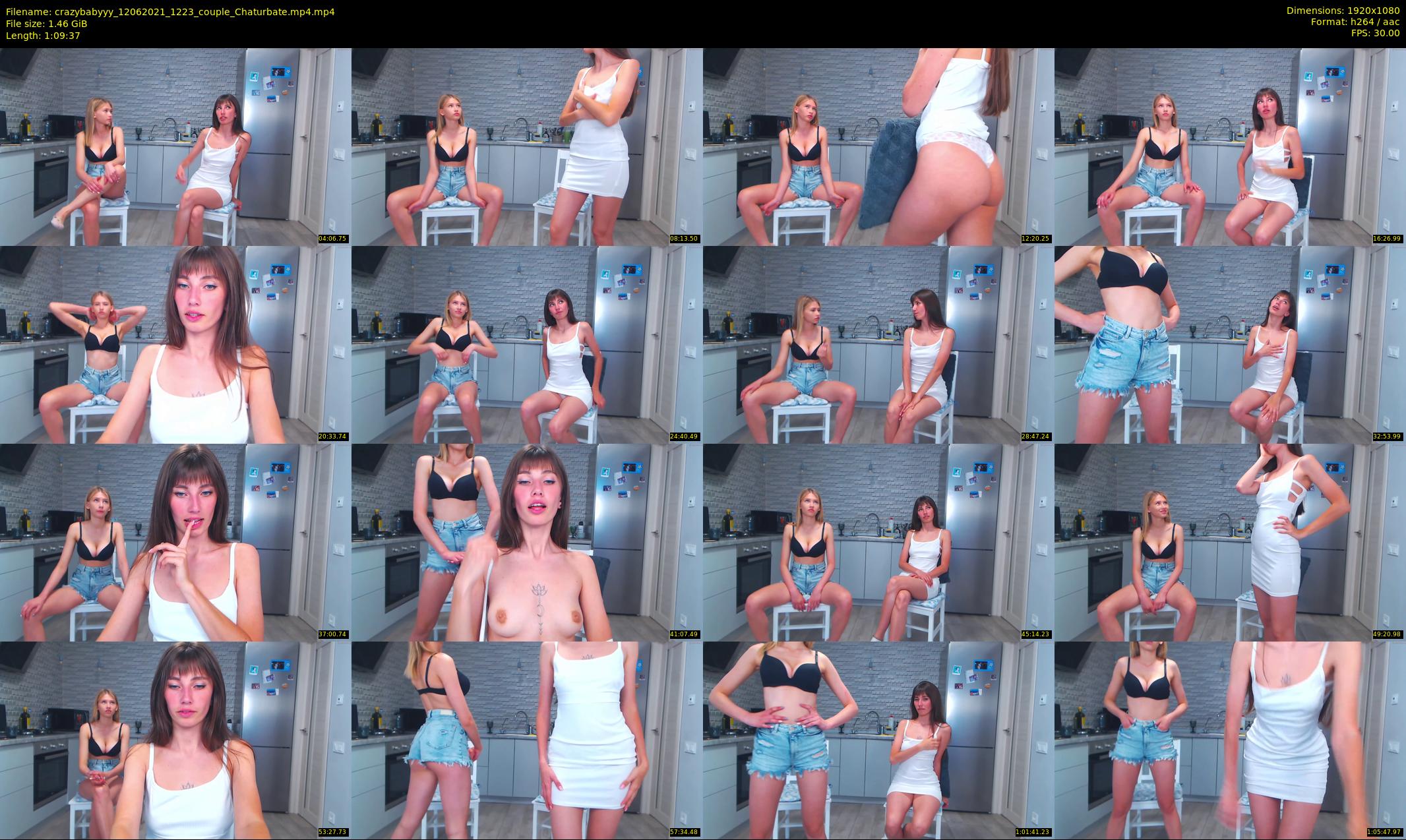 crazybabyyy — 70 minute Chaturbate couple cam show recording, 1080p, Jun 12, 2021