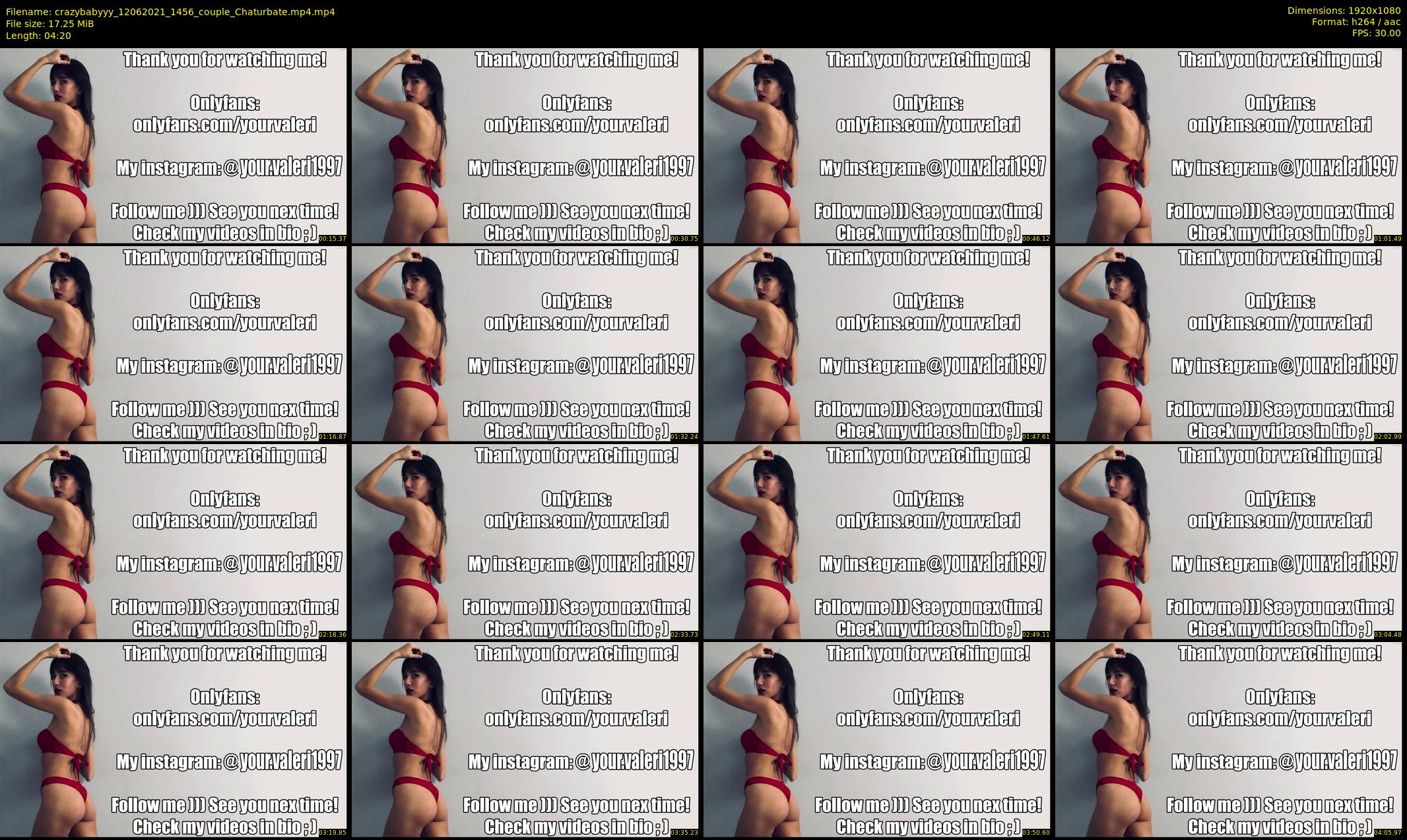 crazybabyyy — 5 minute Chaturbate couple cam show recording, 1080p, Jun 12, 2021