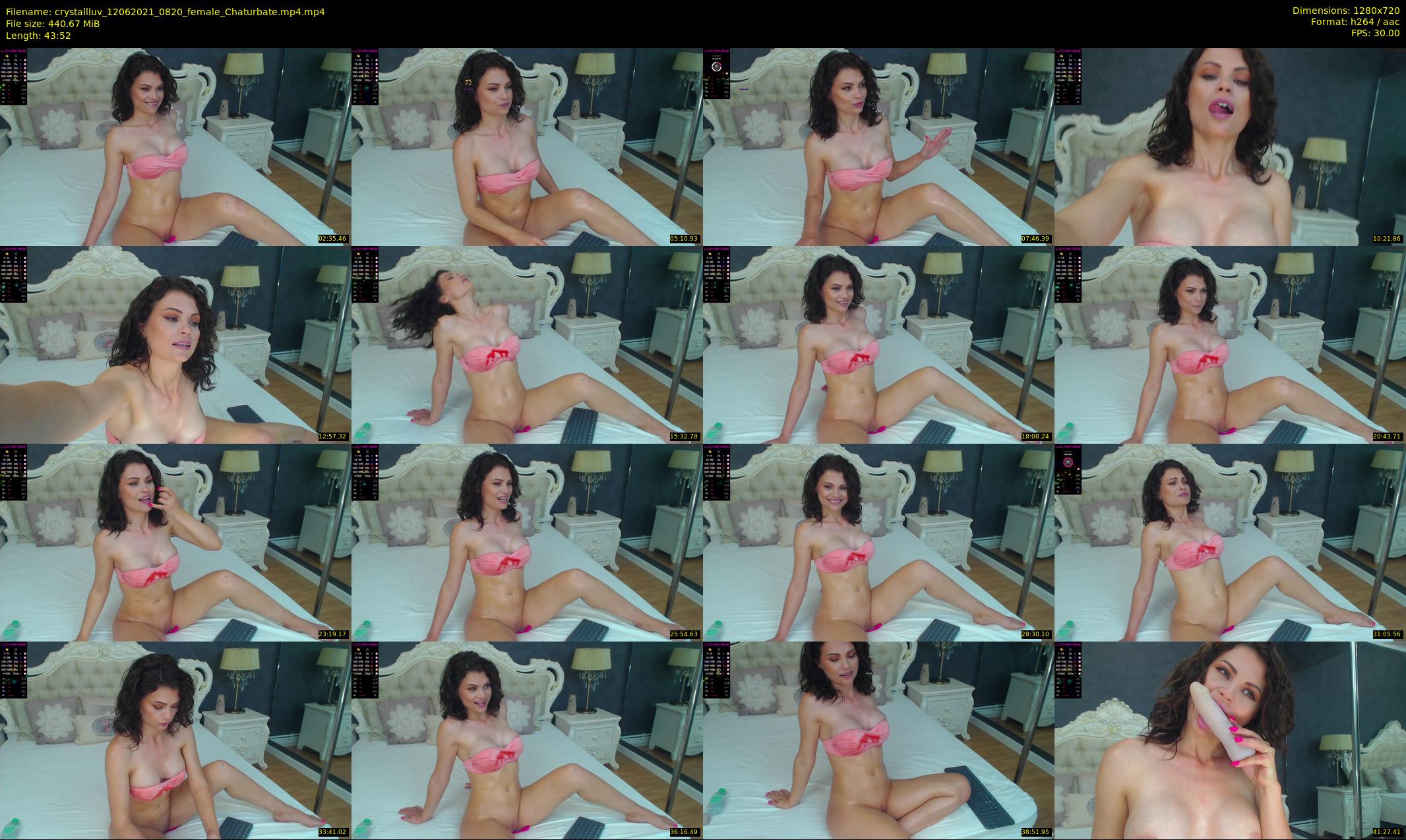crystallluv — 44 minute Chaturbate female cam show recording, 720p, Jun 12, 2021