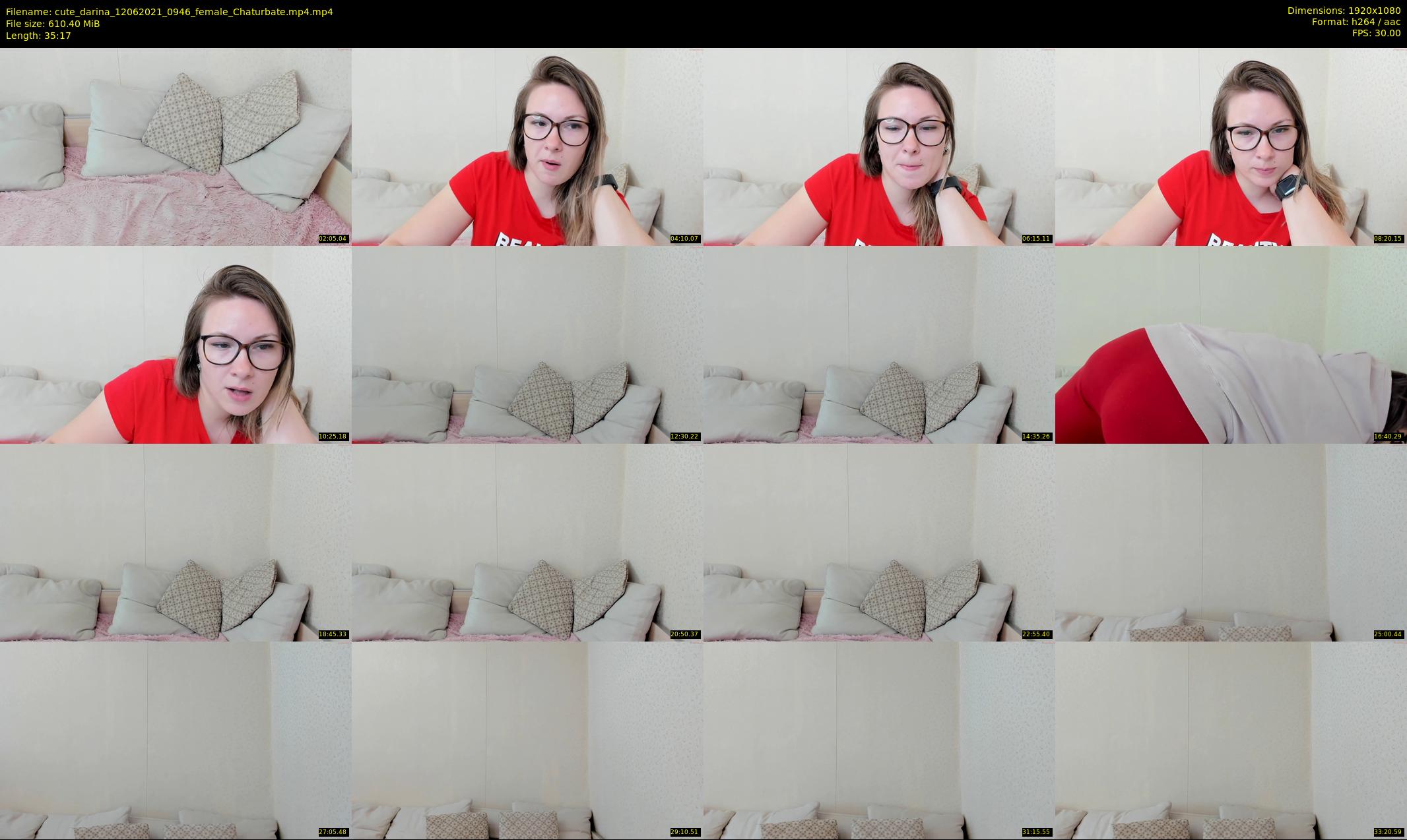 cute_darina — 36 minute Chaturbate female cam show recording, 1080p, Jun 12, 2021