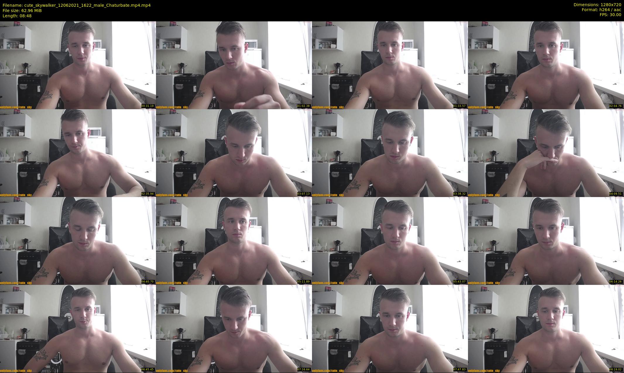 cute_skywalker — 9 minute Chaturbate male cam show recording, 720p, Jun 12, 2021