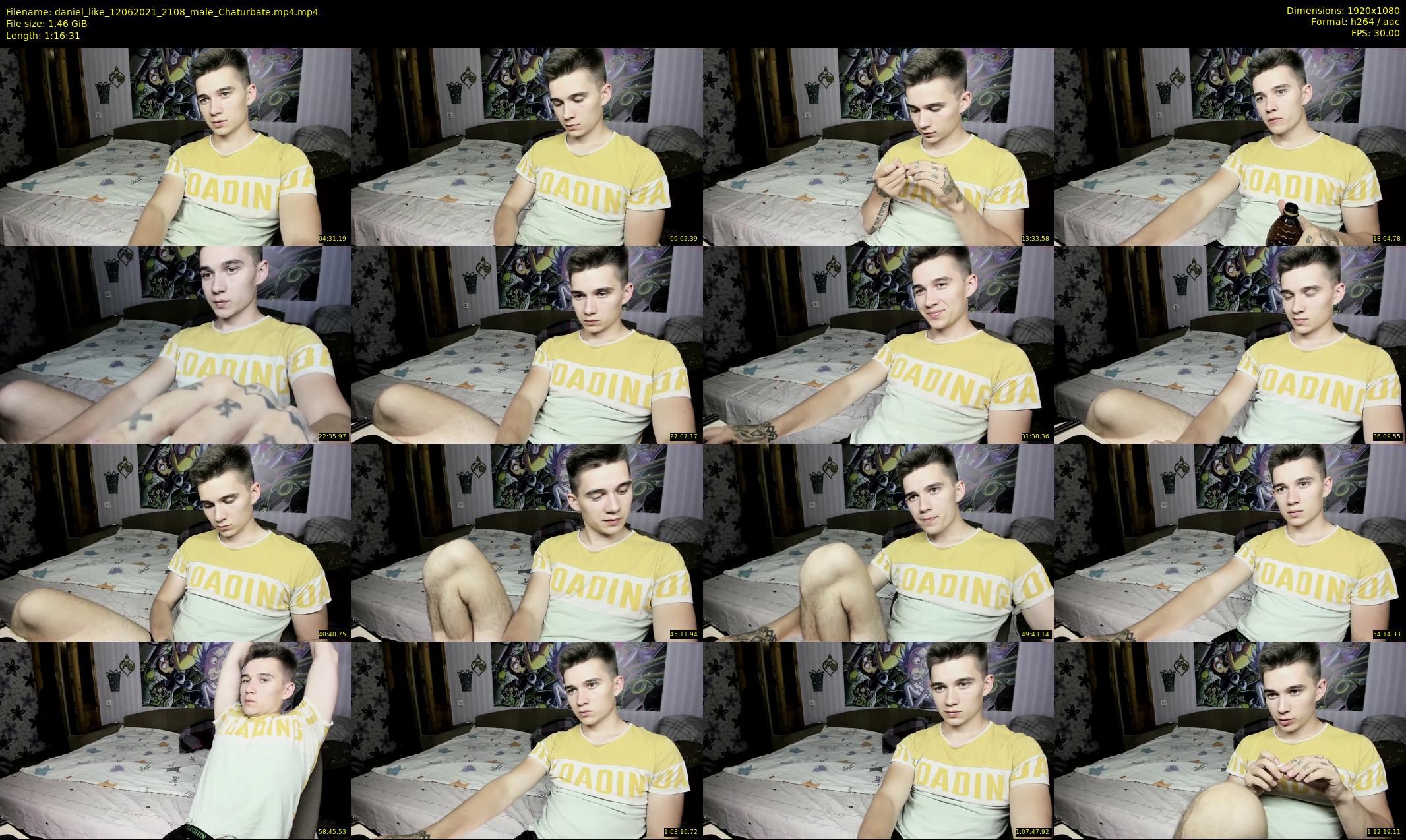 daniel_like — 77 minute Chaturbate male cam show recording, 1080p, Jun 12, 2021
