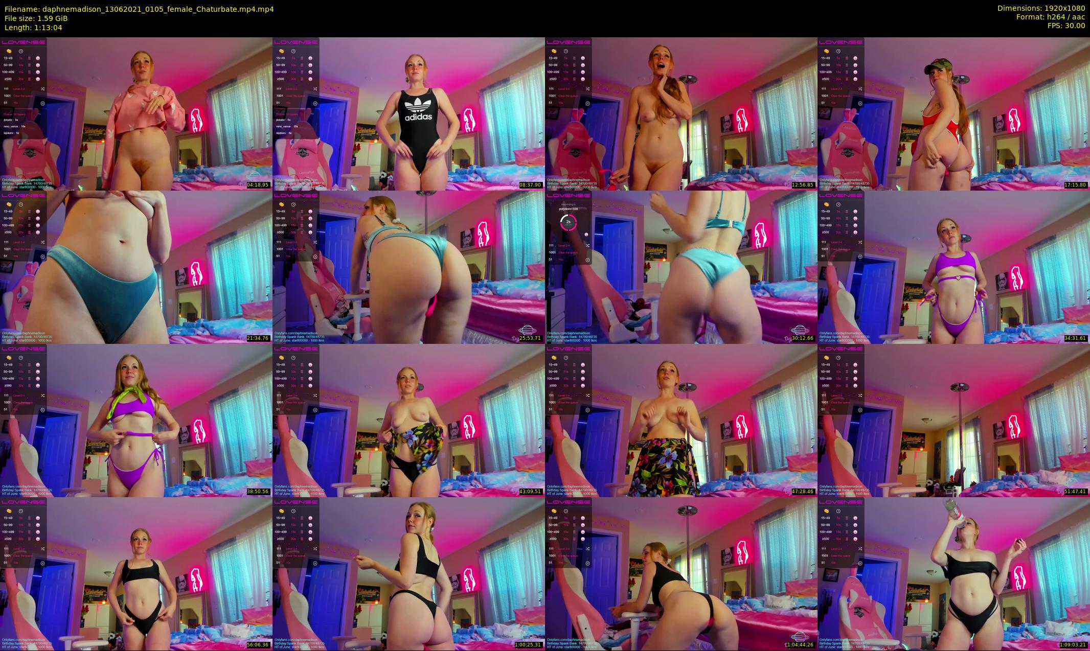 daphnemadison — 74 minute Chaturbate couple cam show recording, 1080p, Jun 13, 2021
