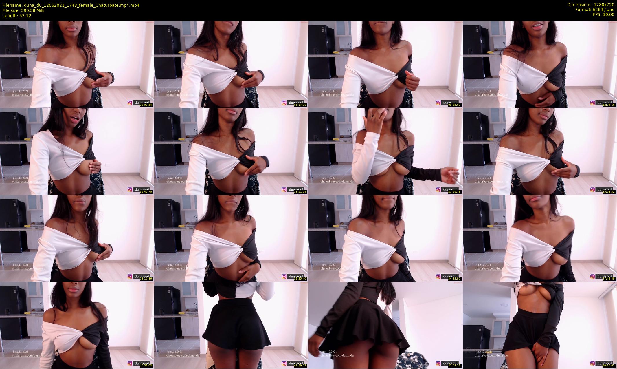 duna_du — 54 minute Chaturbate female cam show recording, 720p, Jun 12, 2021