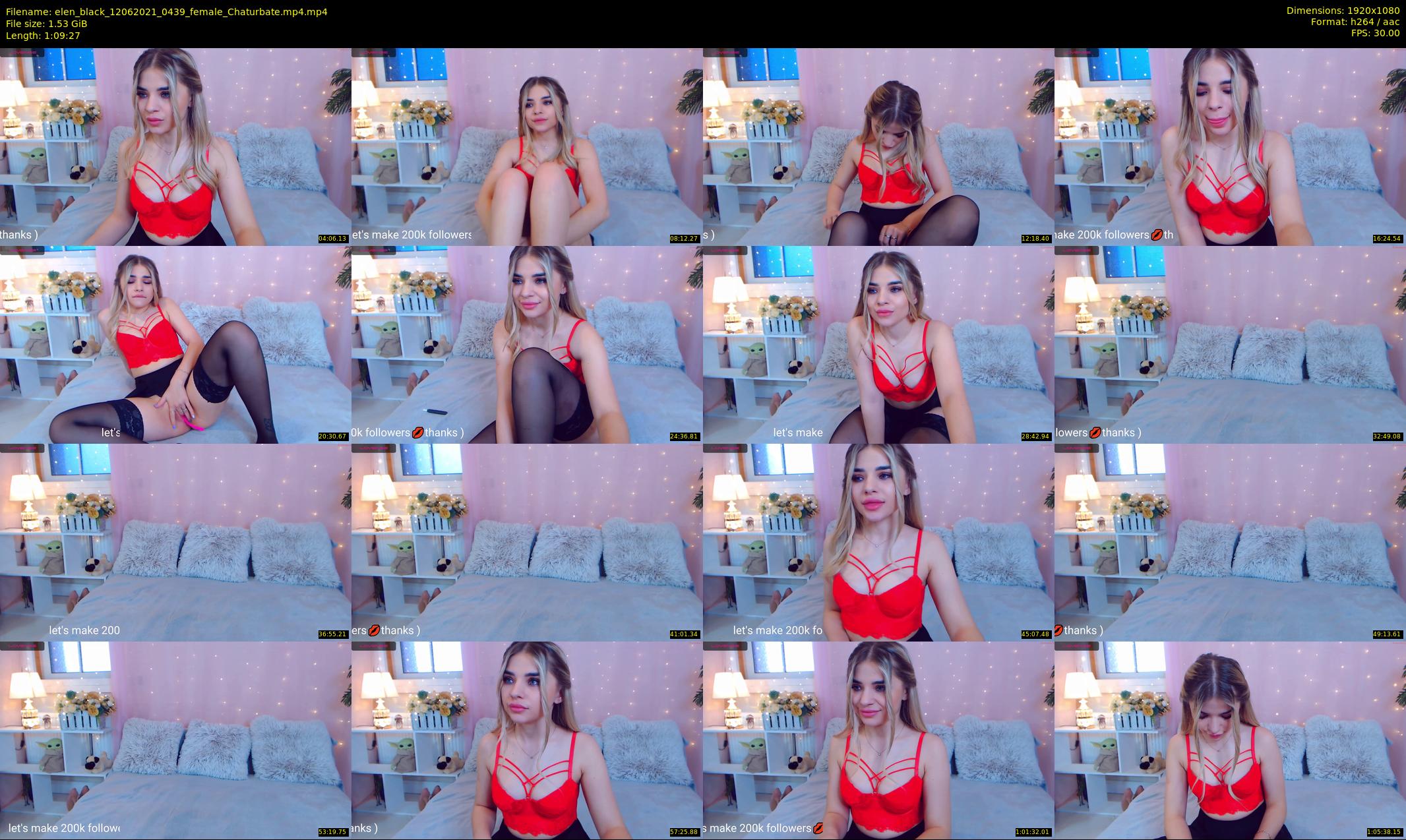 elen_black — 70 minute Chaturbate female cam show recording, 1080p, Jun 12, 2021