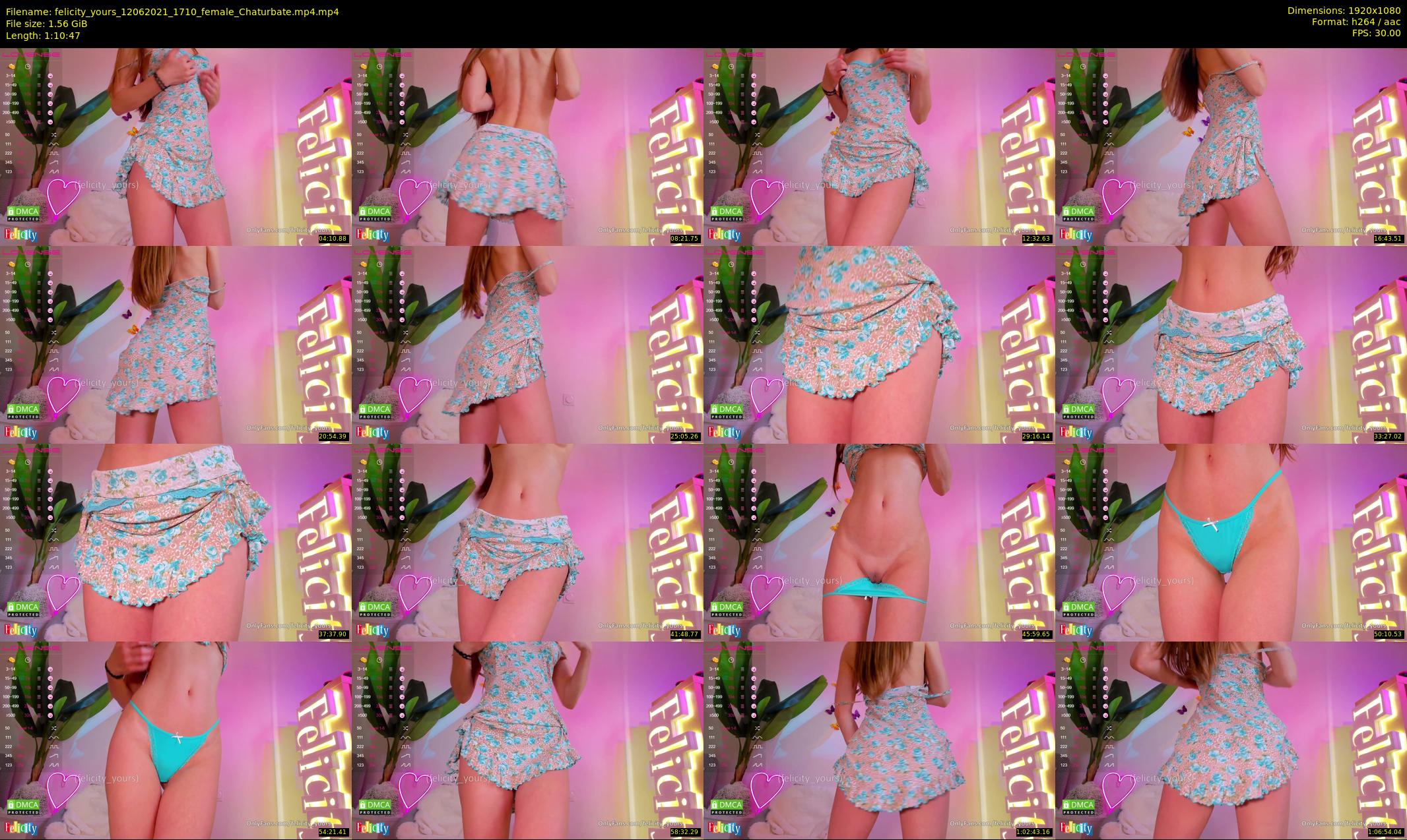 felicity_yours — 71 minute Chaturbate female cam show recording, 1080p, Jun 12, 2021